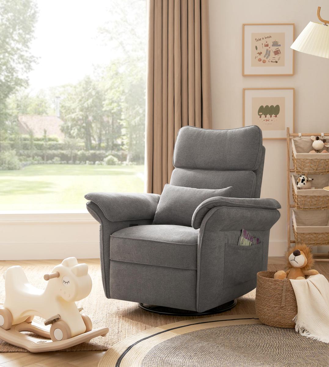 Cuddle Nursery Recliner Chair with USB