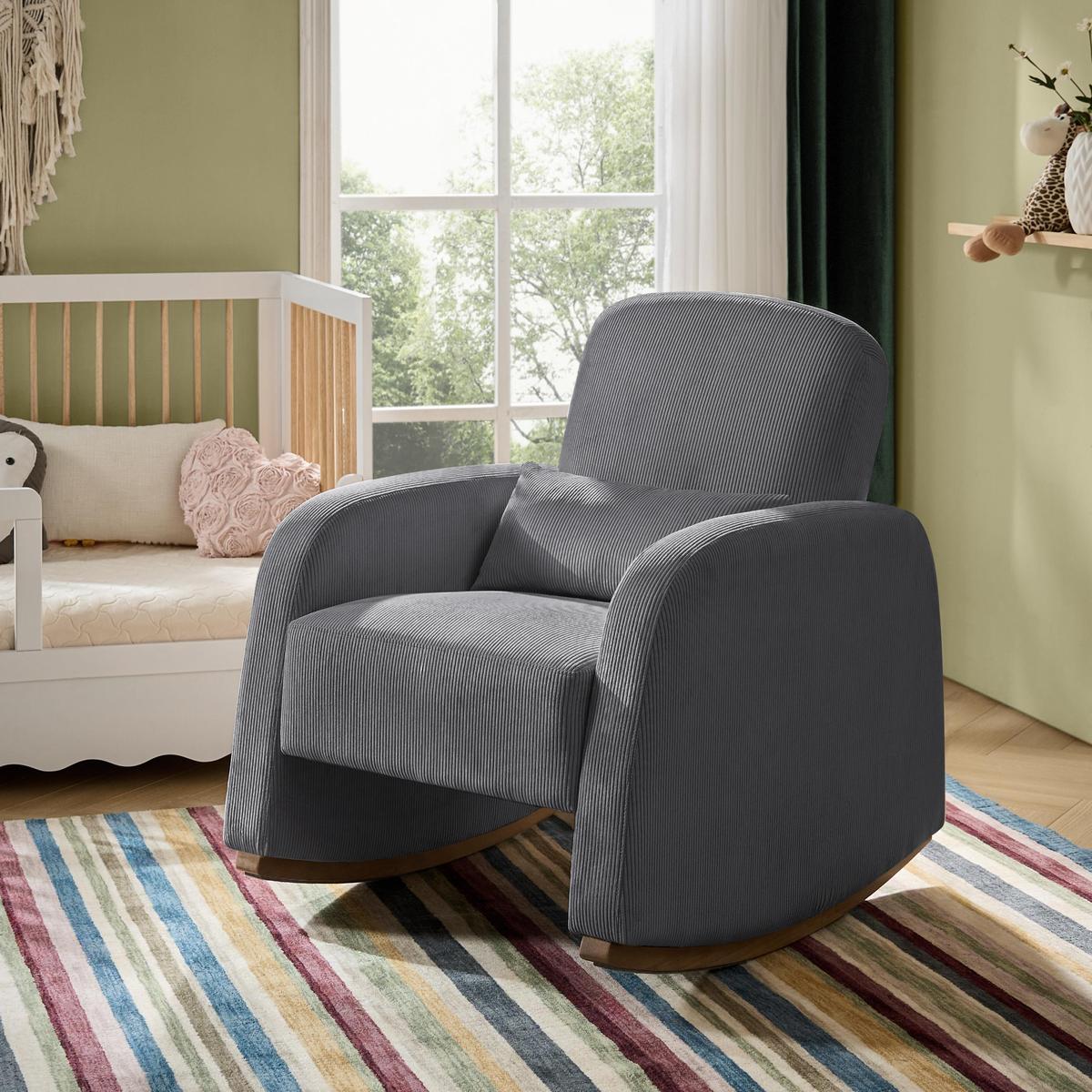 Richard Soft Corduroy Rocking Chair