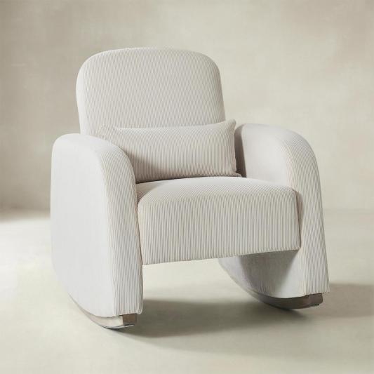 Richard Soft Corduroy Rocking Chair