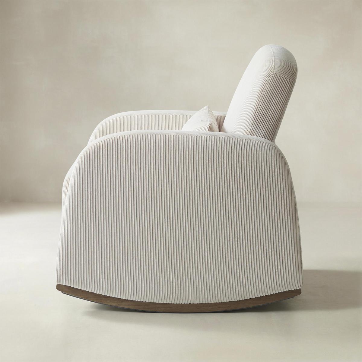 Richard Soft Corduroy Rocking Chair