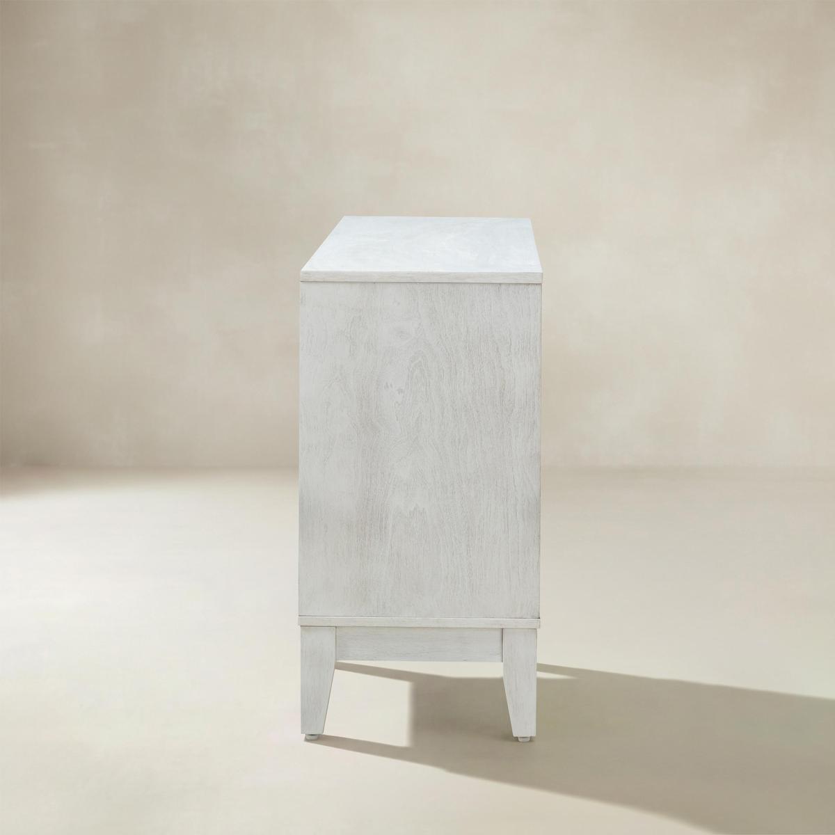 Kamu 115 cm Wide Sideboard with 3 Push-to-Open Doors