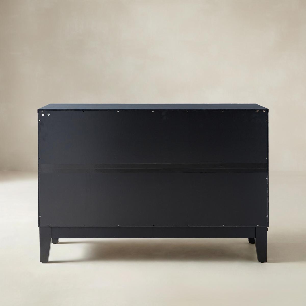 Kamu 115 cm Wide Sideboard with 3 Push-to-Open Doors