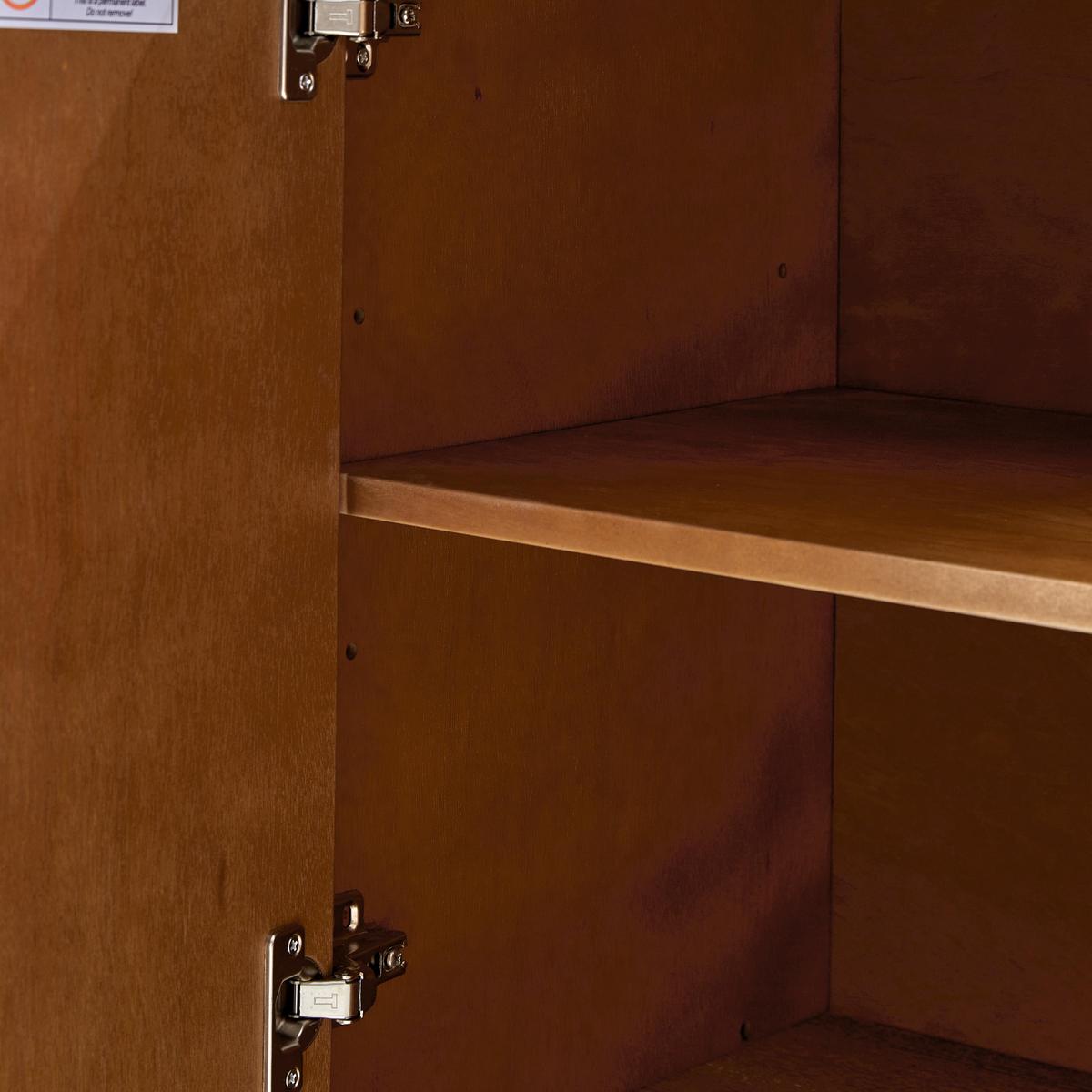 Kamu 115 cm Wide Sideboard with 3 Push-to-Open Doors