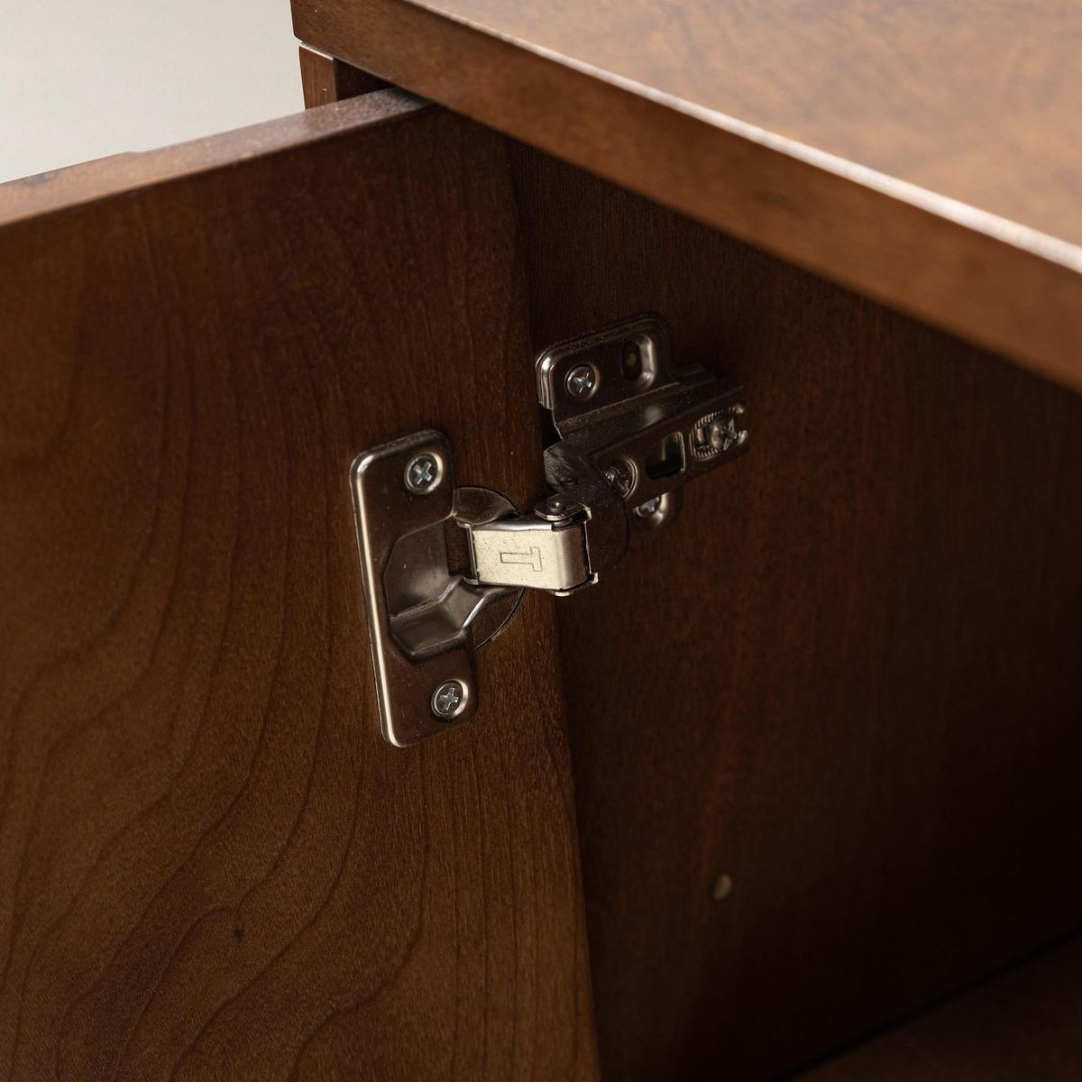 Kamu 115 cm Wide Sideboard with 3 Push-to-Open Doors