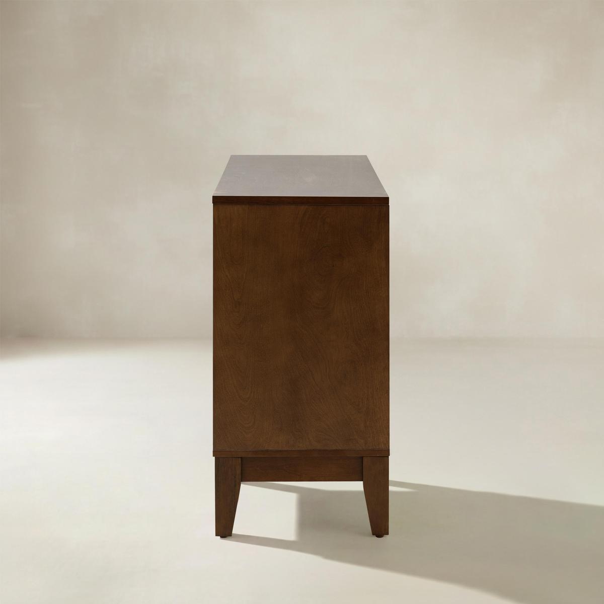 Kamu 115 cm Wide Sideboard with 3 Push-to-Open Doors