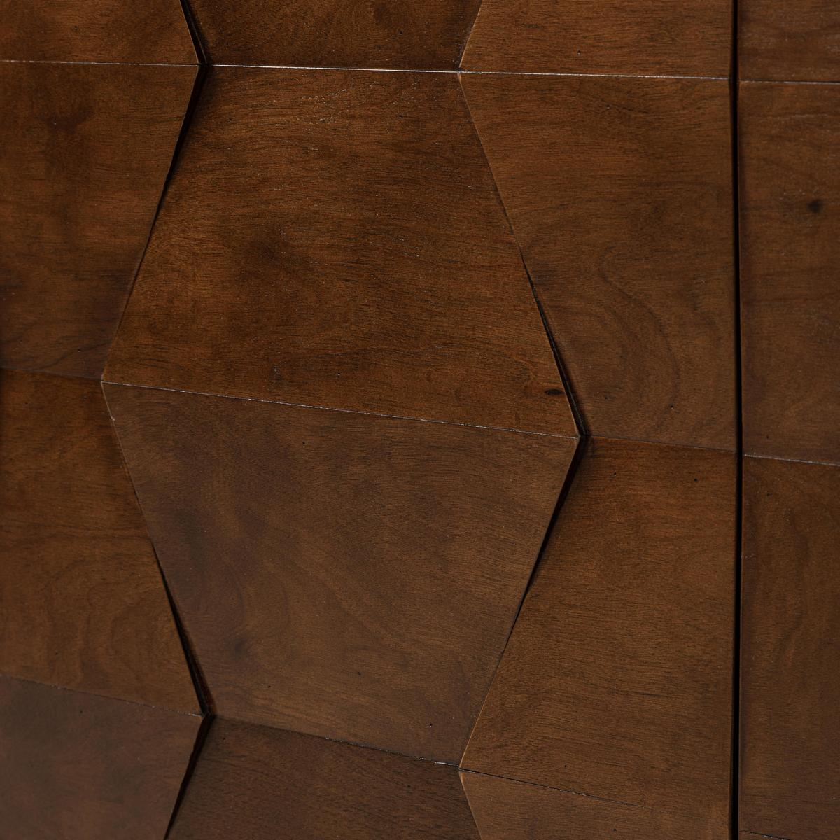 Kamu 115 cm Wide Sideboard with 3 Push-to-Open Doors