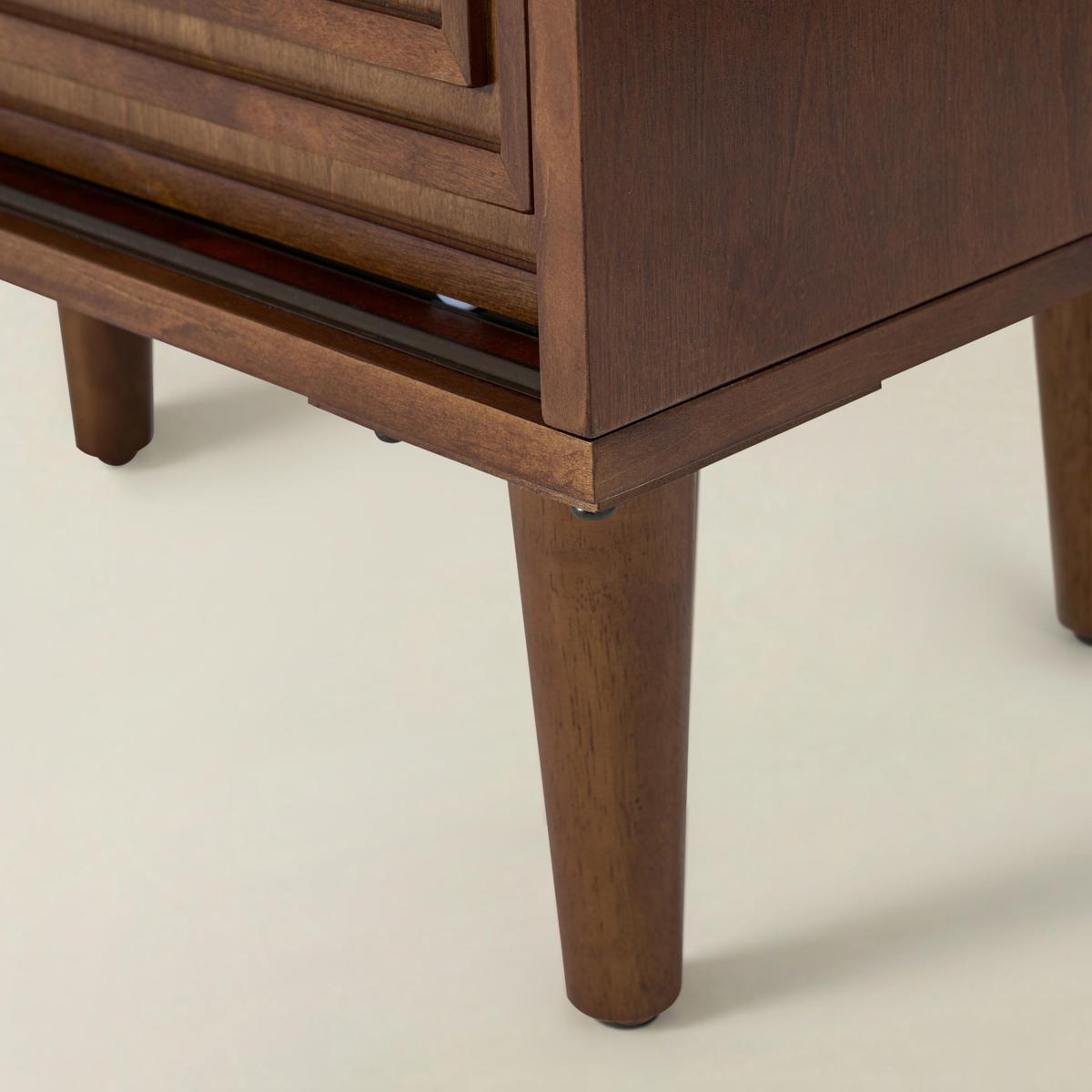 Archie 2 Door Accent Cabinet with Wine Rack and Adjustable Shelf