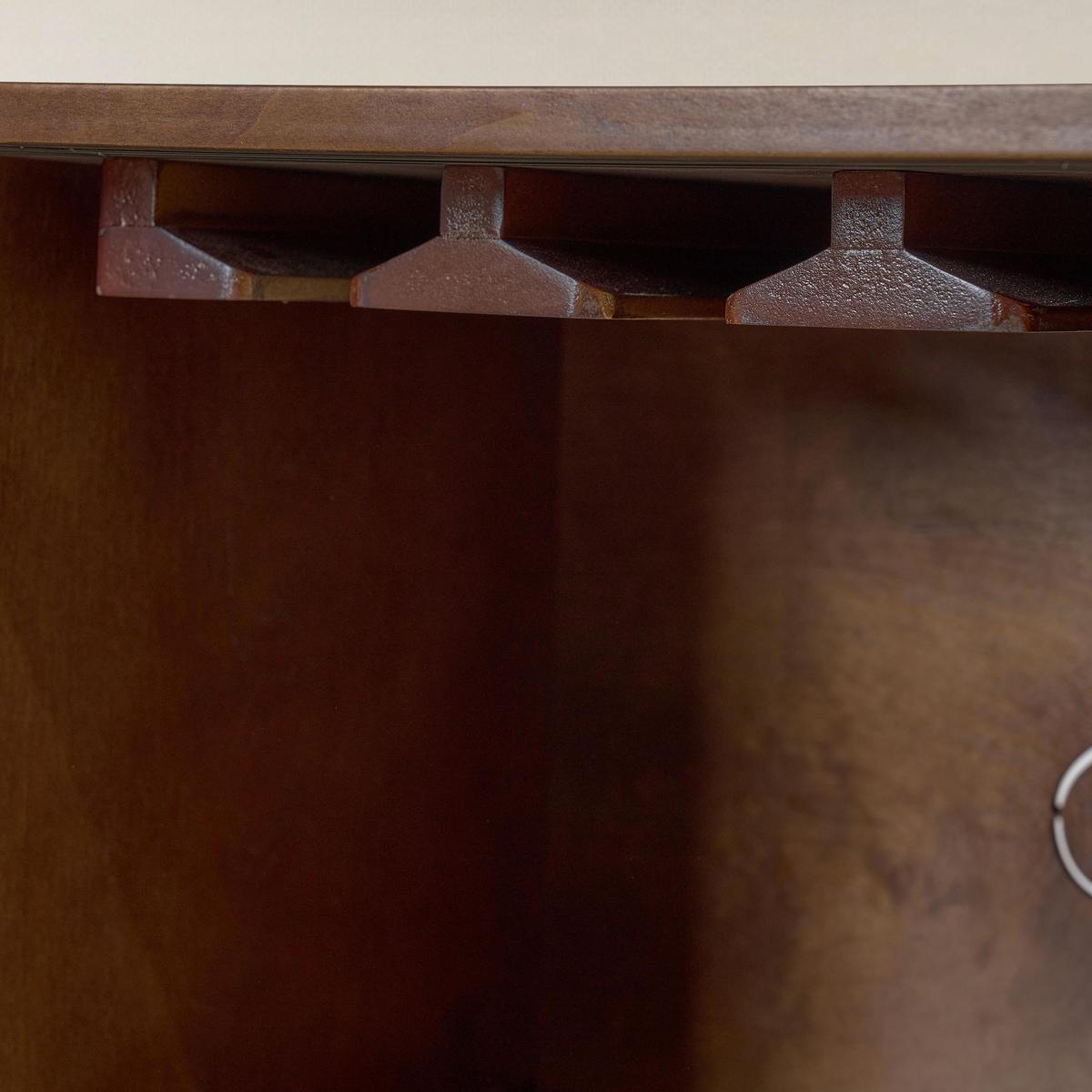 Archie 2 Door Accent Cabinet with Wine Rack and Adjustable Shelf