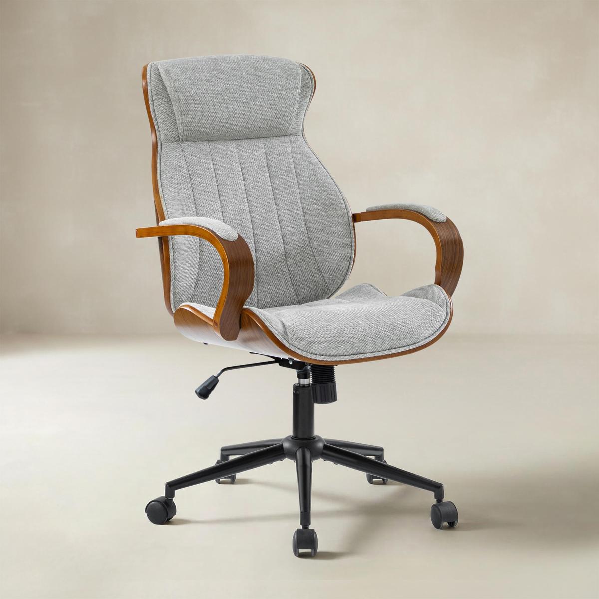 Amparo Adjustable Ergonomic Office Chair with Padded Arms