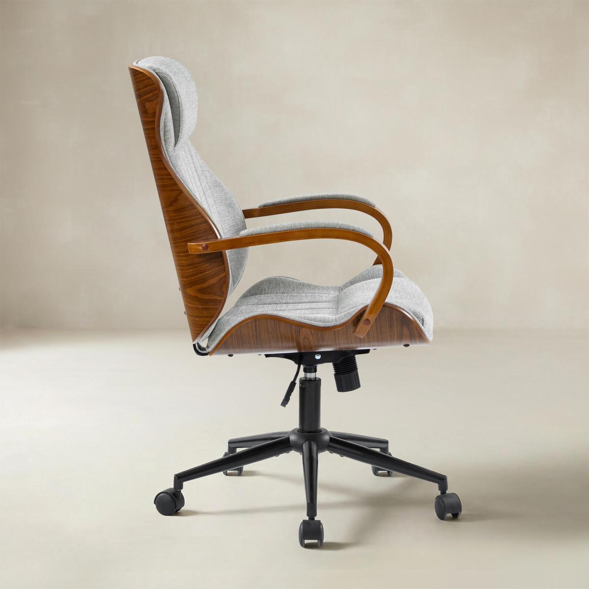 Amparo Adjustable Ergonomic Office Chair with Padded Arms