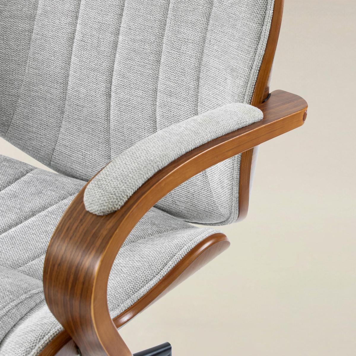 Amparo Adjustable Ergonomic Office Chair with Padded Arms