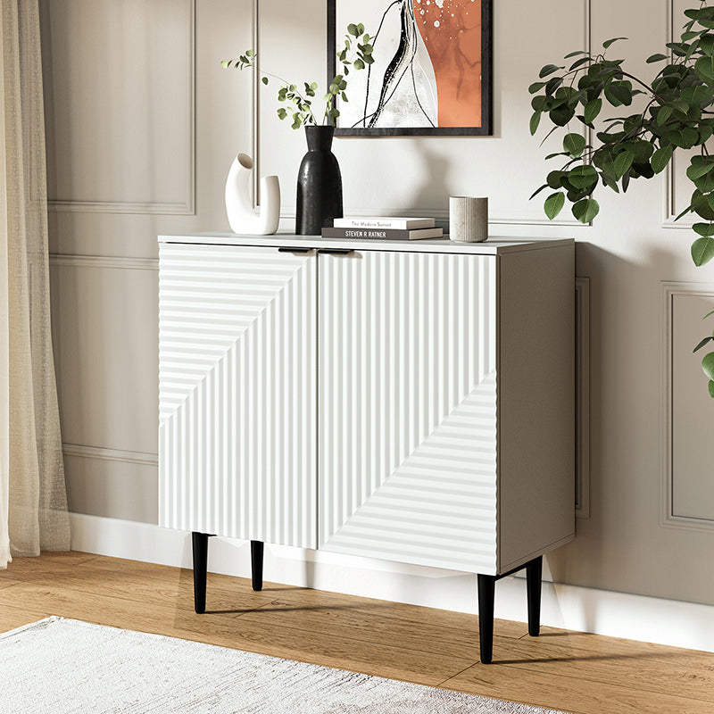 Lasse 89 cm Tall 2-Door Accent Cabinet - HULALA HOME
