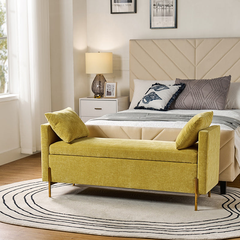 Arvid Flip Top Upholstered Storage Bench