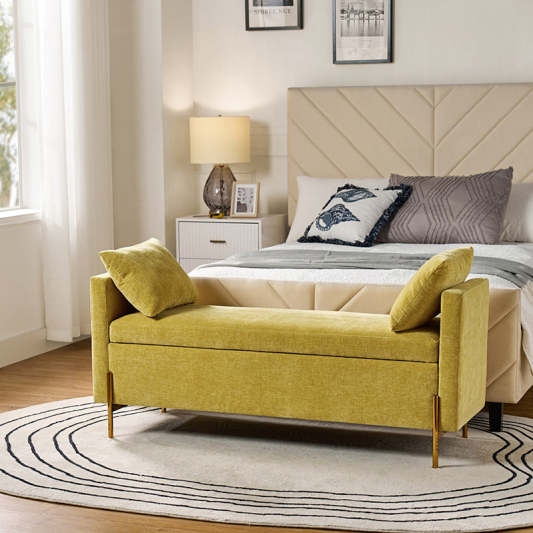 Arvid Flip Top Upholstered Storage Bench