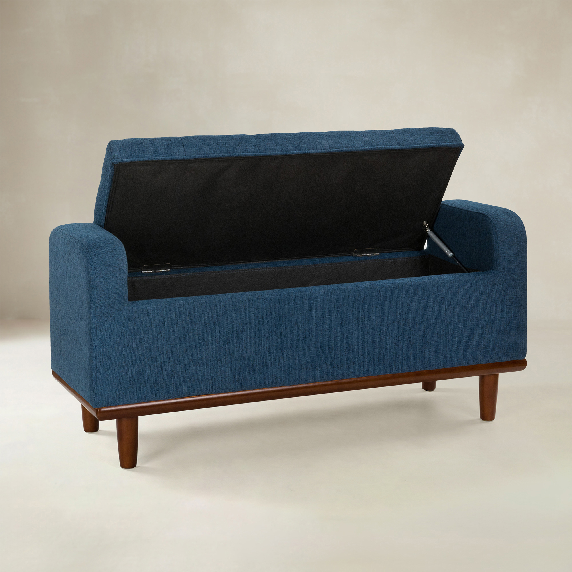 Clover Storage Bench – Tufted Seat with Hidden Organiser Space