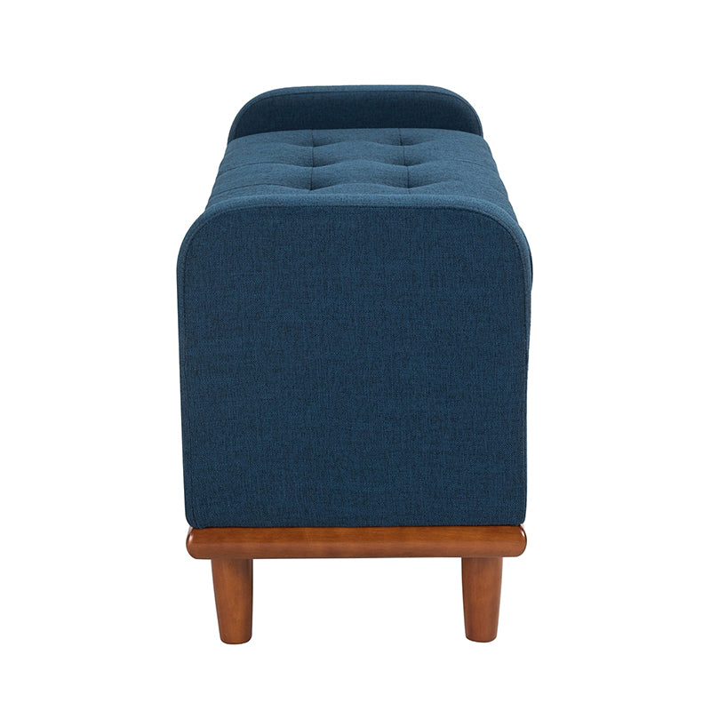 Clover Storage Bench – Tufted Seat with Hidden Organiser Space