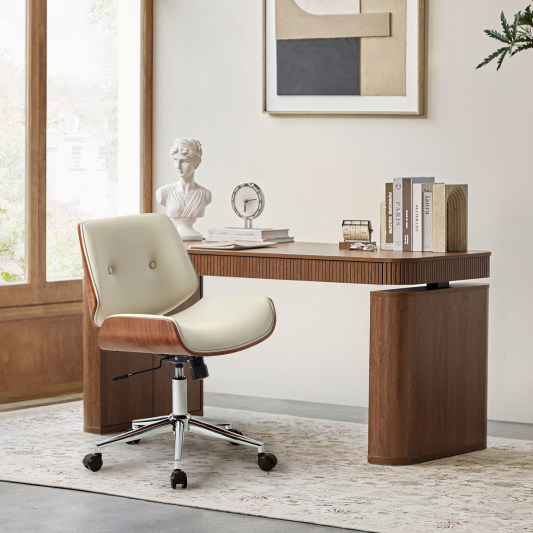 Yves Ergonomic Swivel Office Chair with Adjustable Height