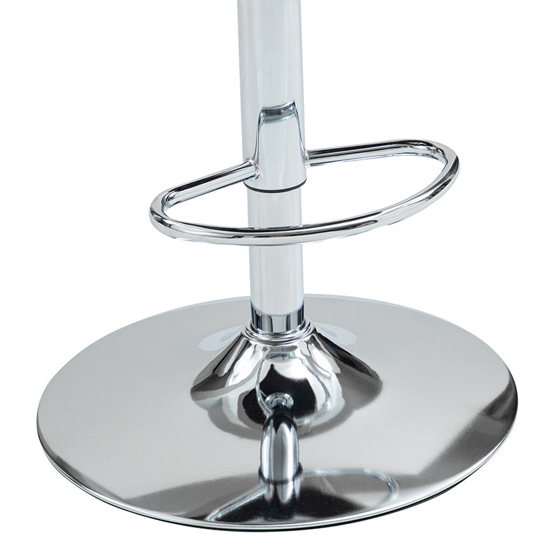 Troy Velvet Swivel Barstool Adjustable Height & Modern Design (Set of 1)