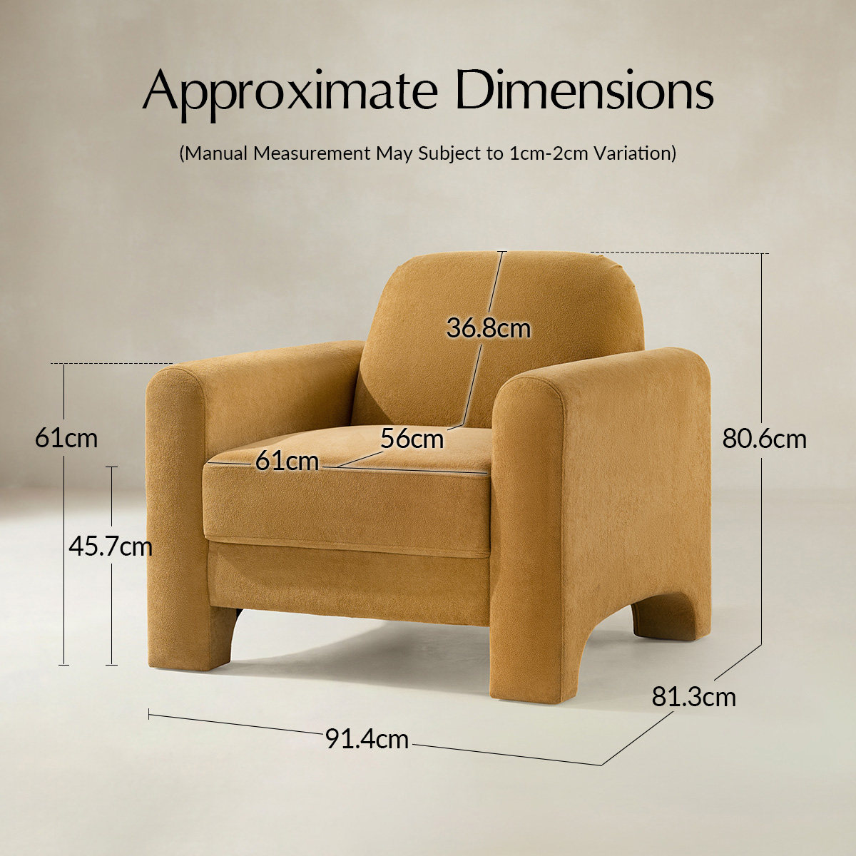 Soren Chenille Accent Armchair