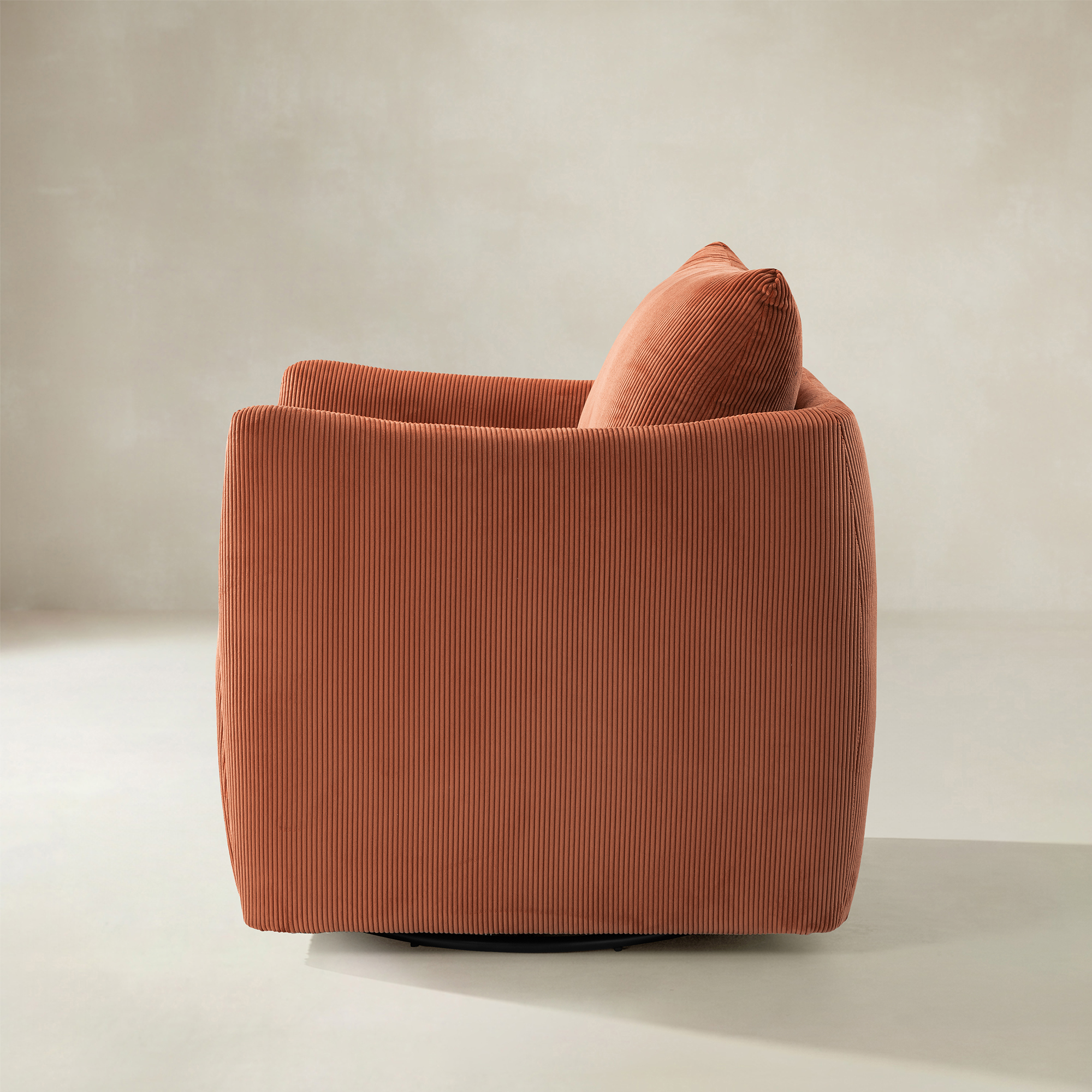 Angela 360-degree Swivel Barrel Modern Chair