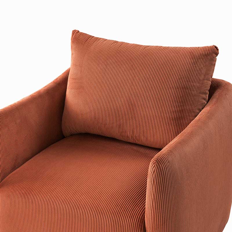 Angela 360-degree Swivel Barrel Modern Chair