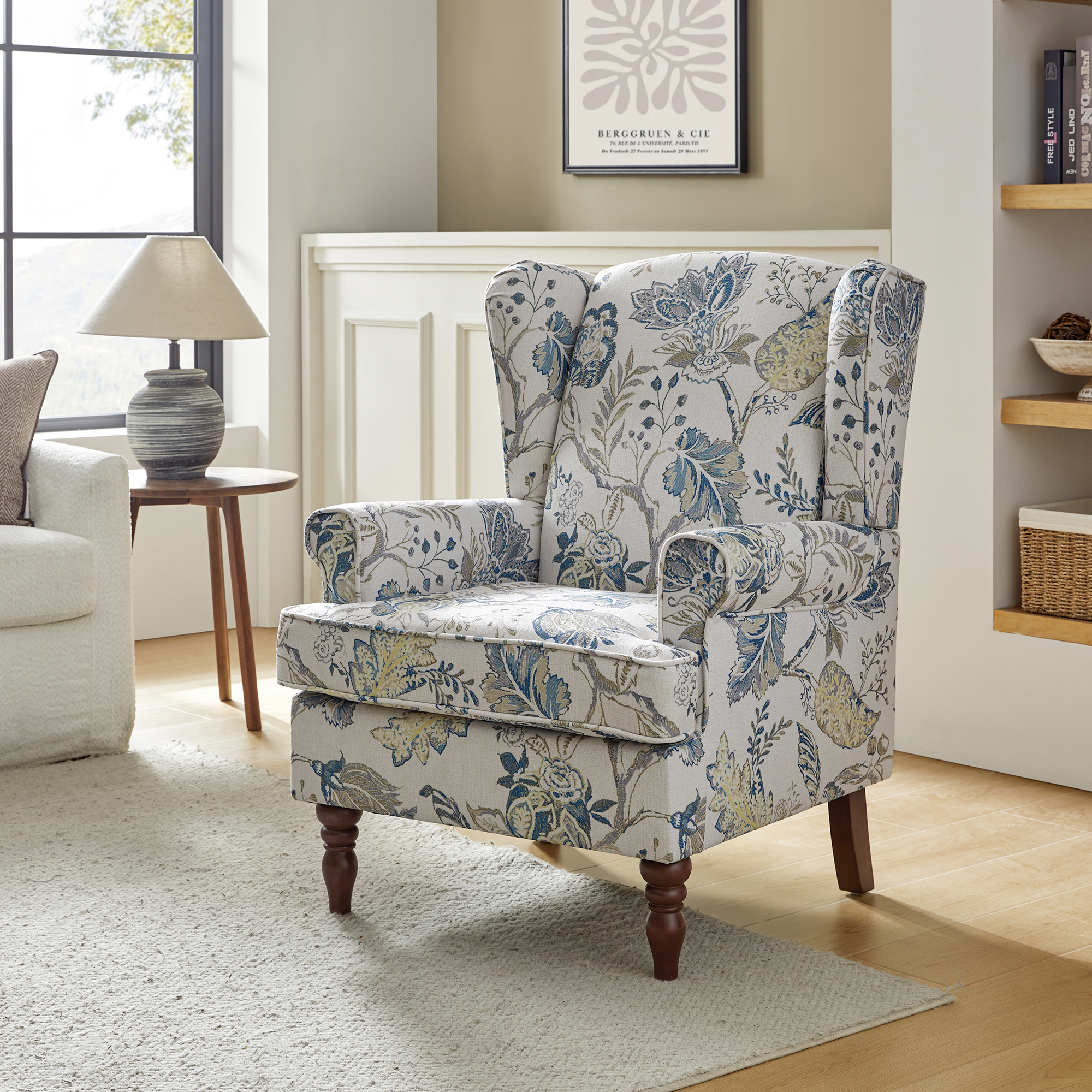 Centaurs Wingback Upholstered Armchair