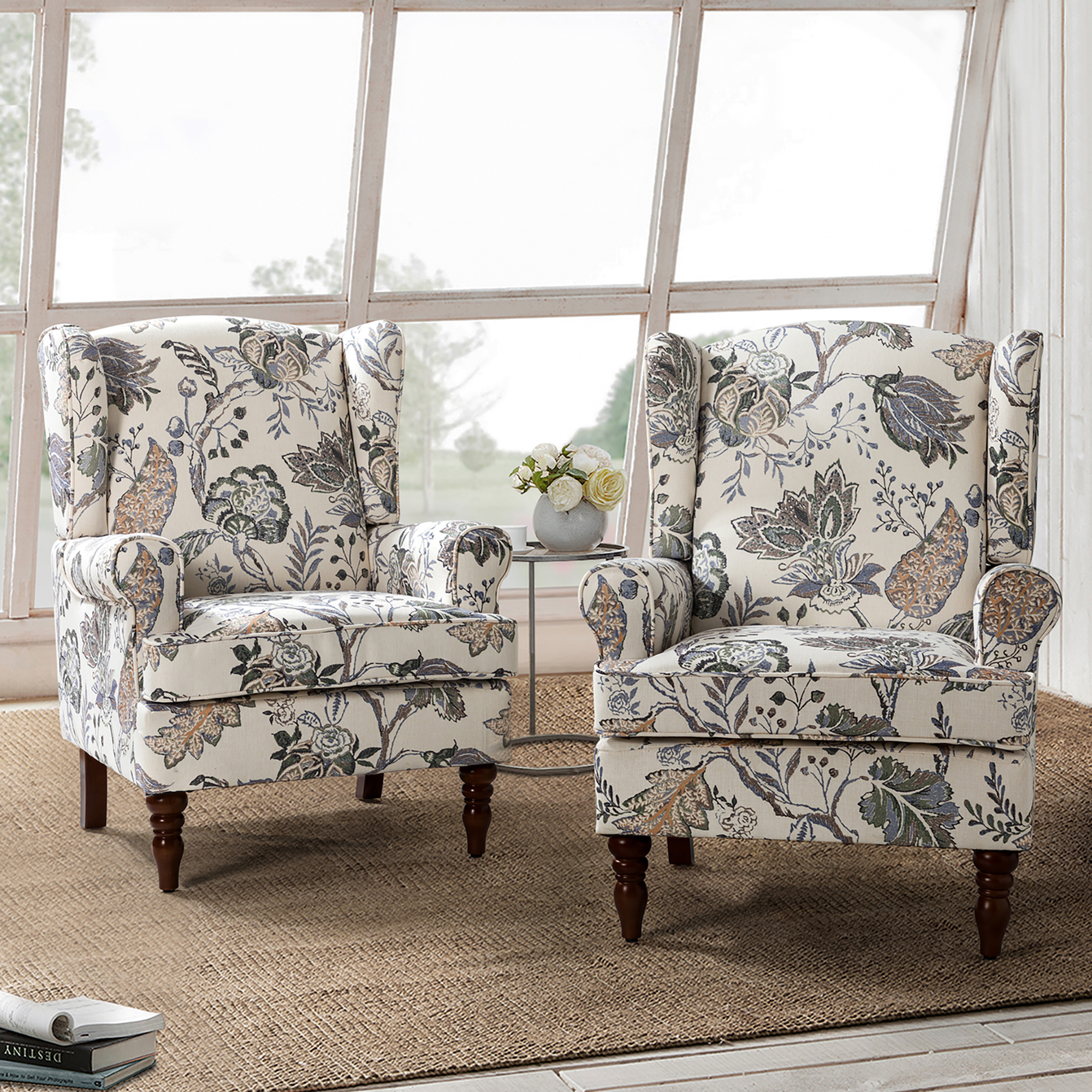 Centaurs Wingback Upholstered Armchair