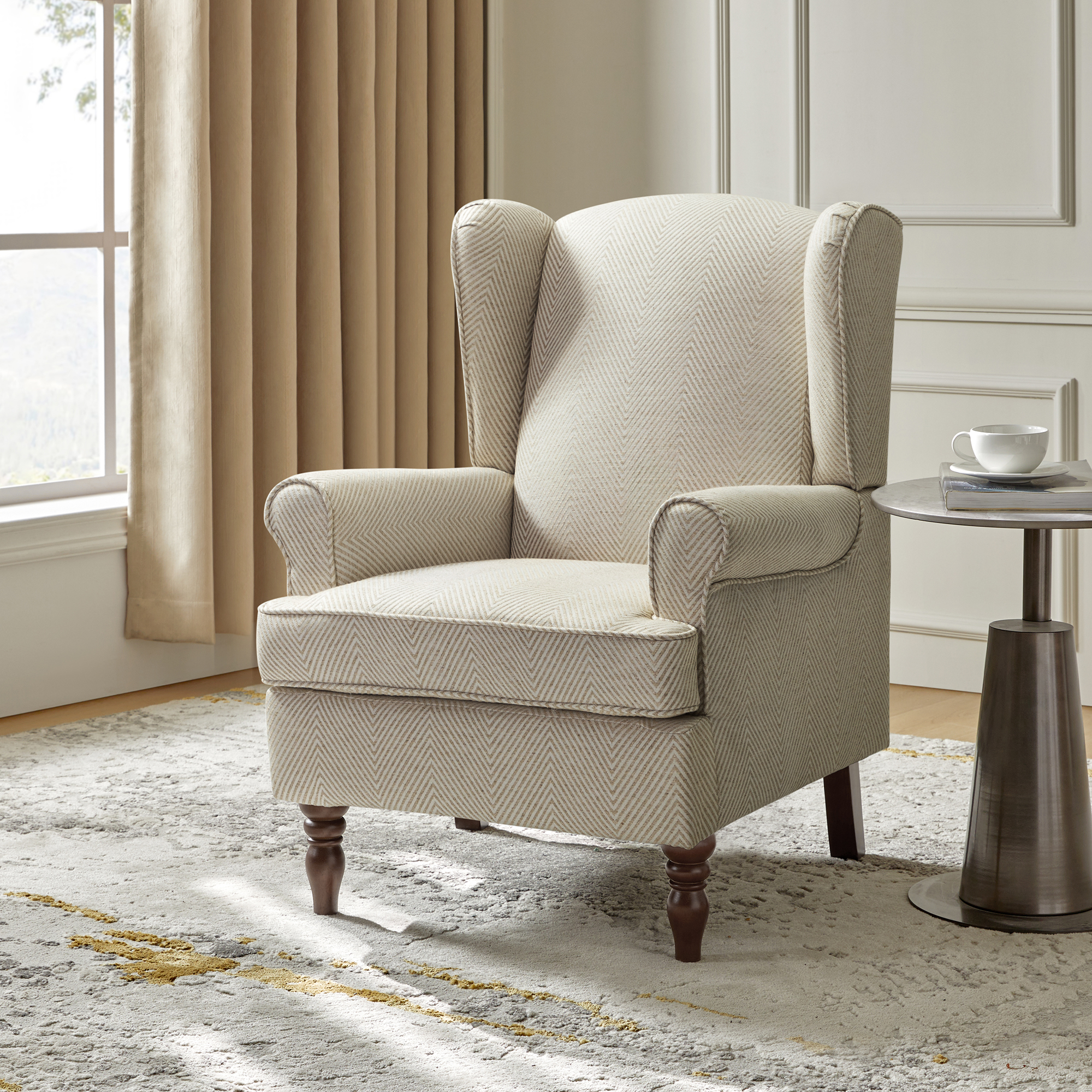Centaurs Wingback Upholstered Armchair