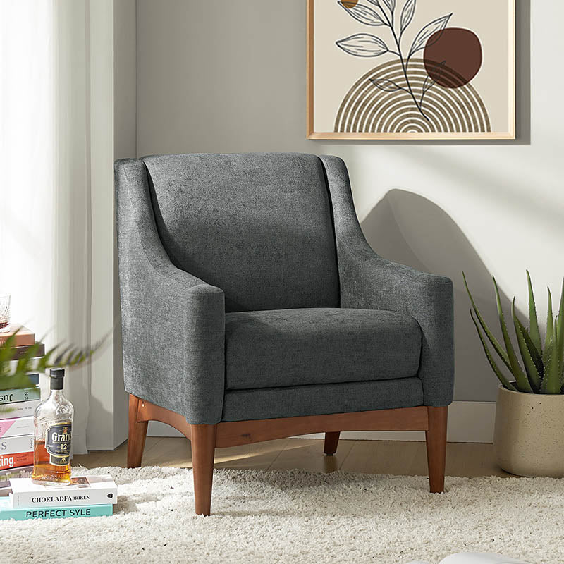 Dietmar Mid-Century Armchair �C Vintage Style & Cozy Comfort - HULALA HOME