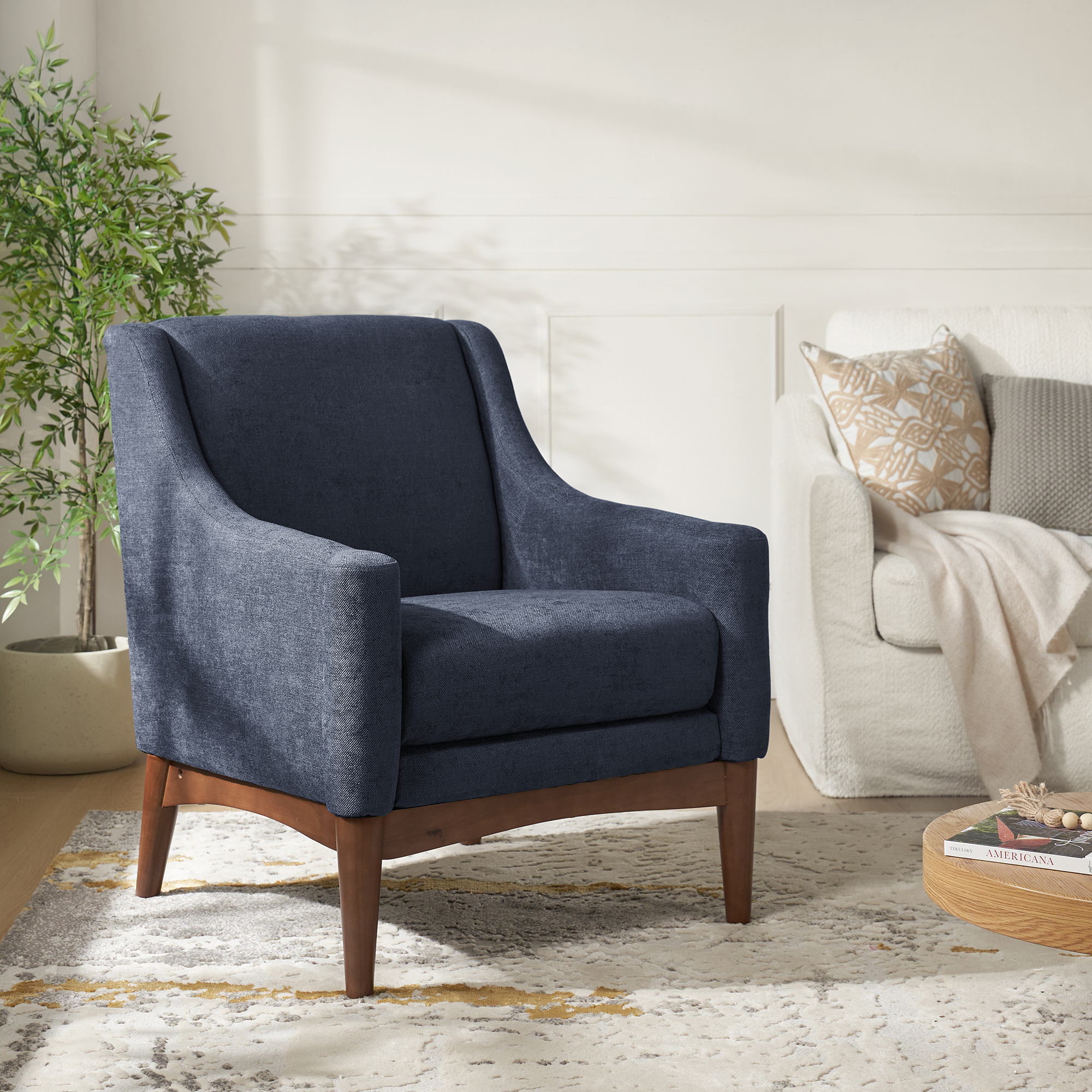 Dietmar Mid Century Armchair Vintage Style and Comfortable Design