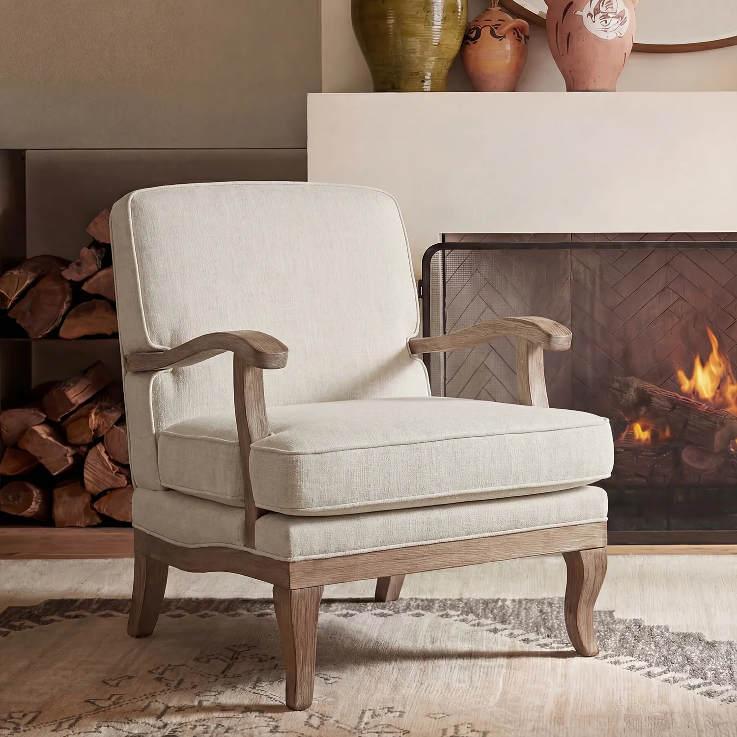 Hadley 2-Piece Living Room Set With Corner sofa And Armchair