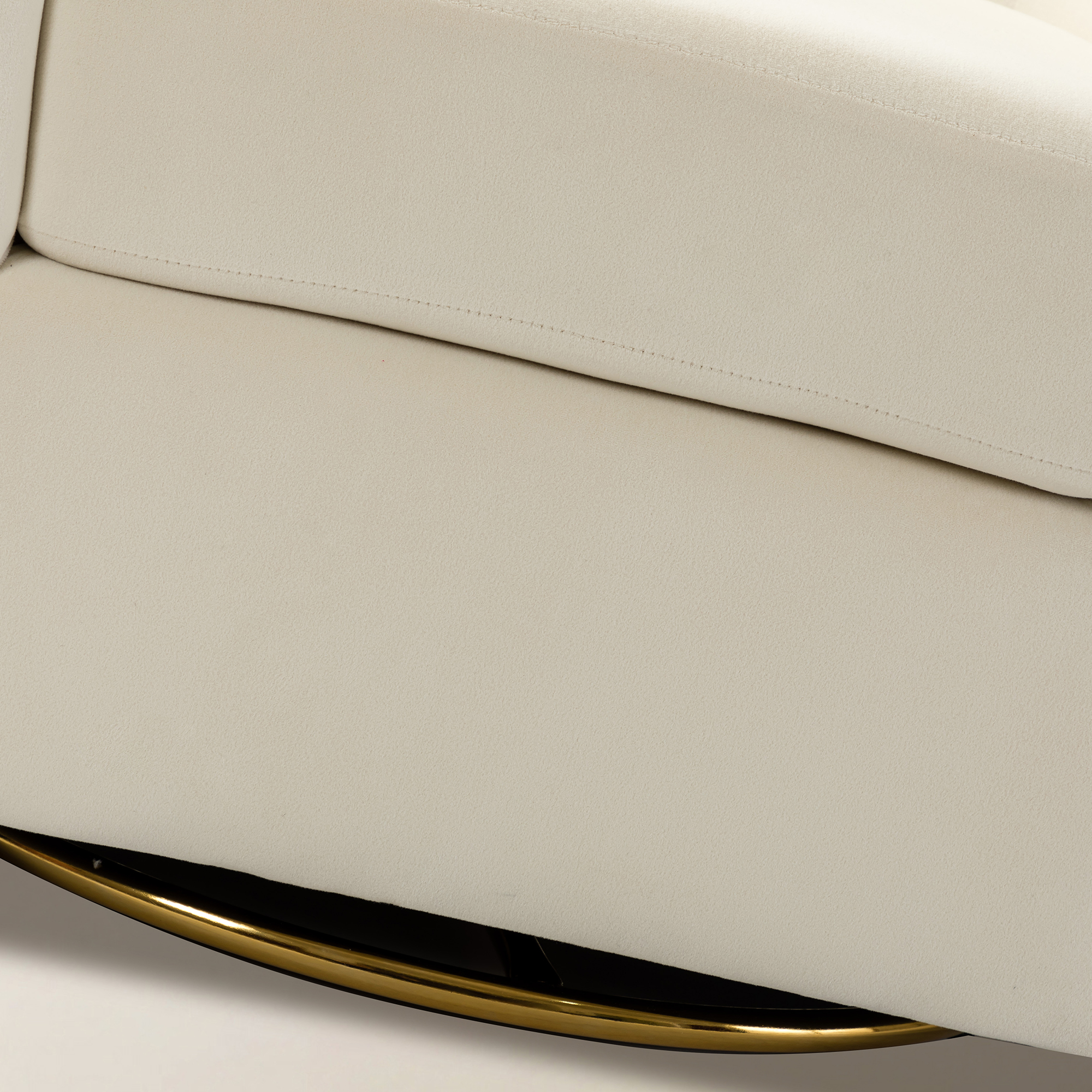Emanuela Velvet Swivel Barrel Armchair
