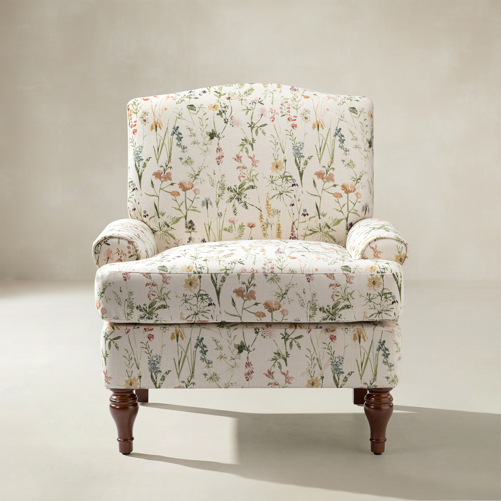 Dominik Patterned Upholstered Armchair
