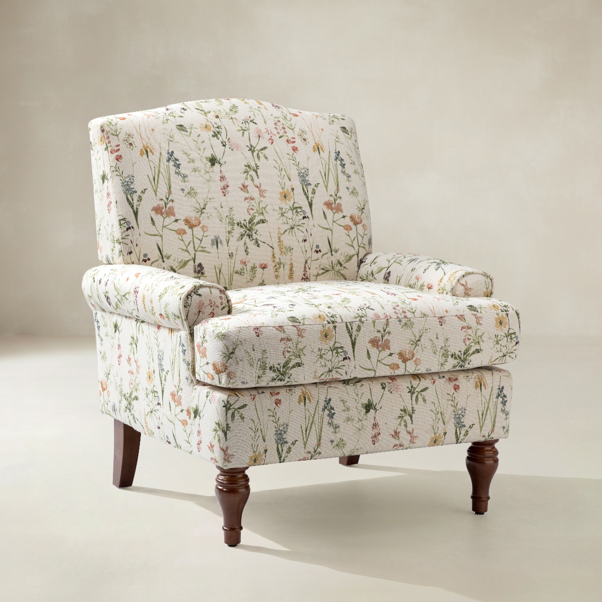 Dominik Patterned Upholstered Armchair