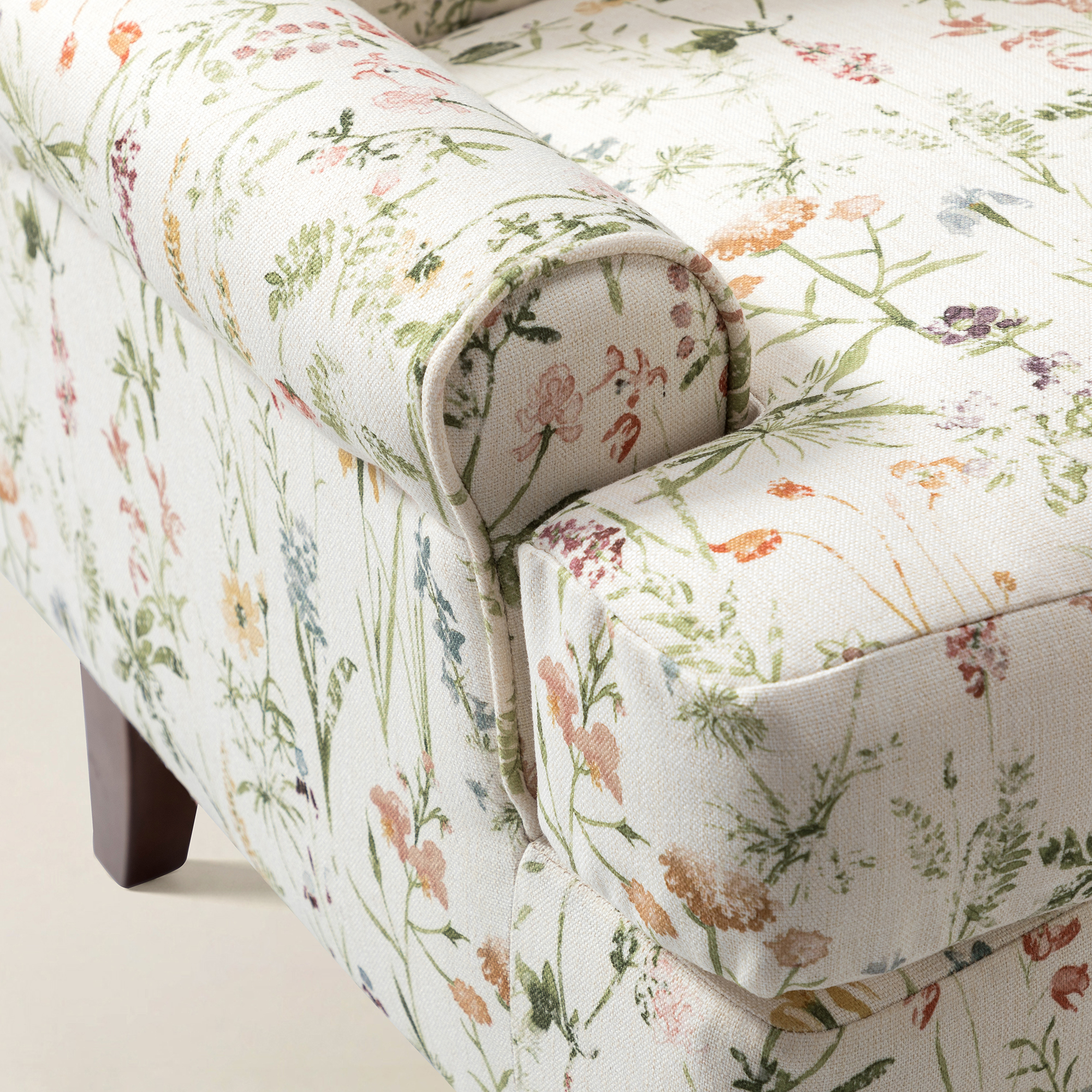 Dominik Patterned Upholstered Armchair