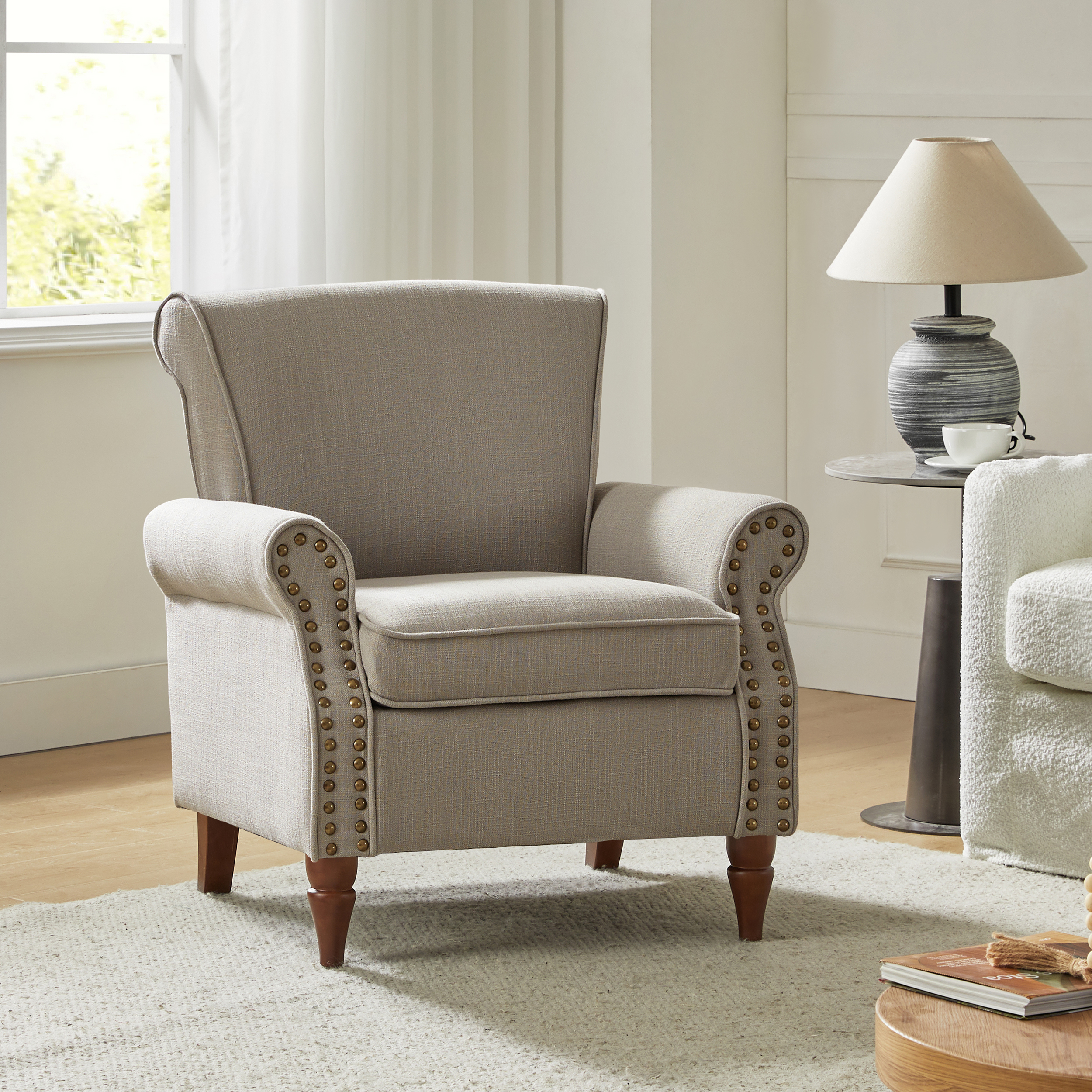 Hypanis Upholstered Armchair - HULALA HOME