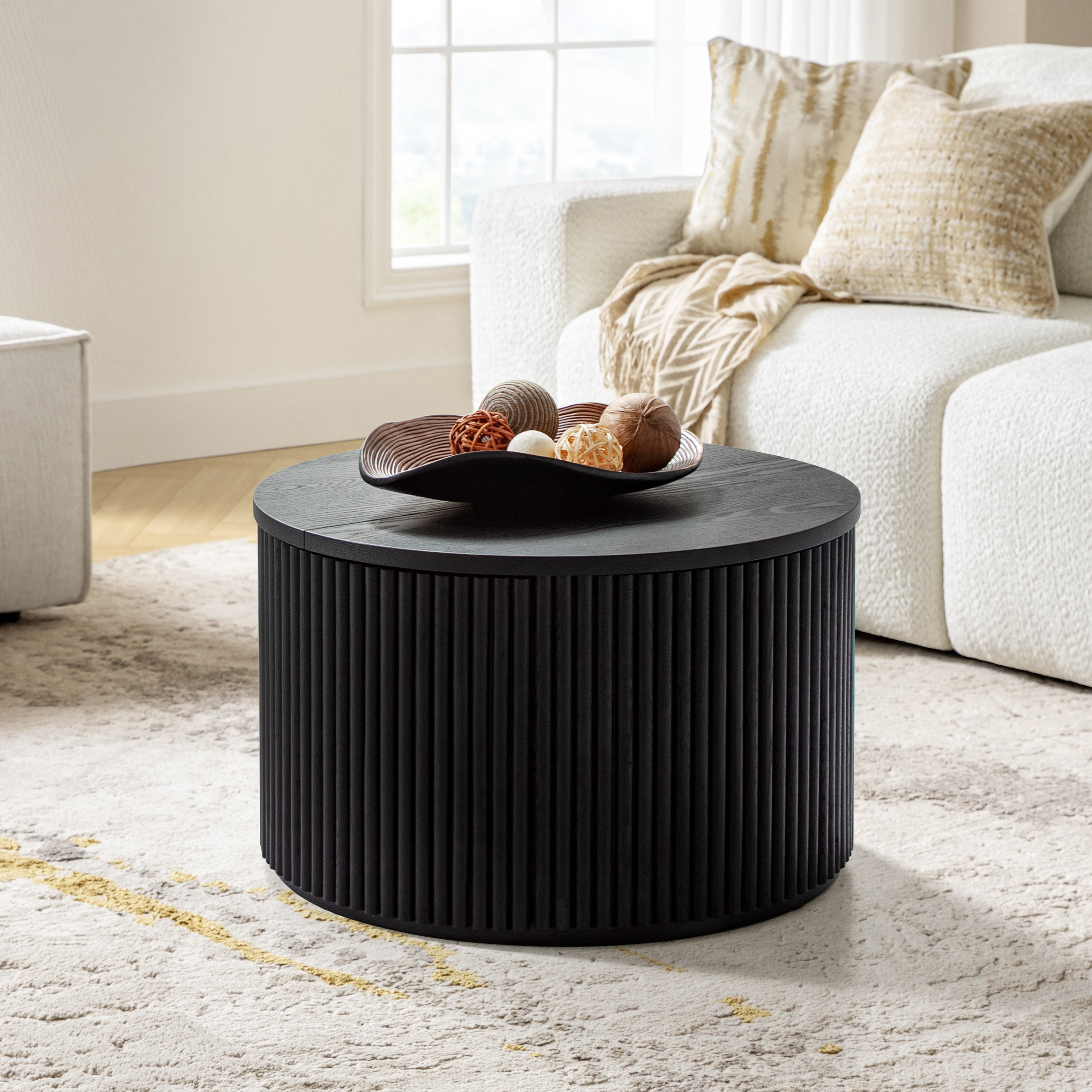 Rold Modern Minimalist Coffee Table Set with Storage – Multiple Sizes