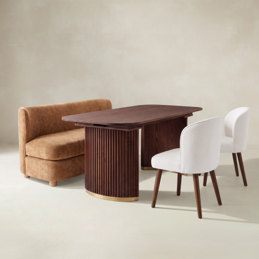 [Copy]Dietreich Wooden Buffet Sideboard with Deep Embossed Texture