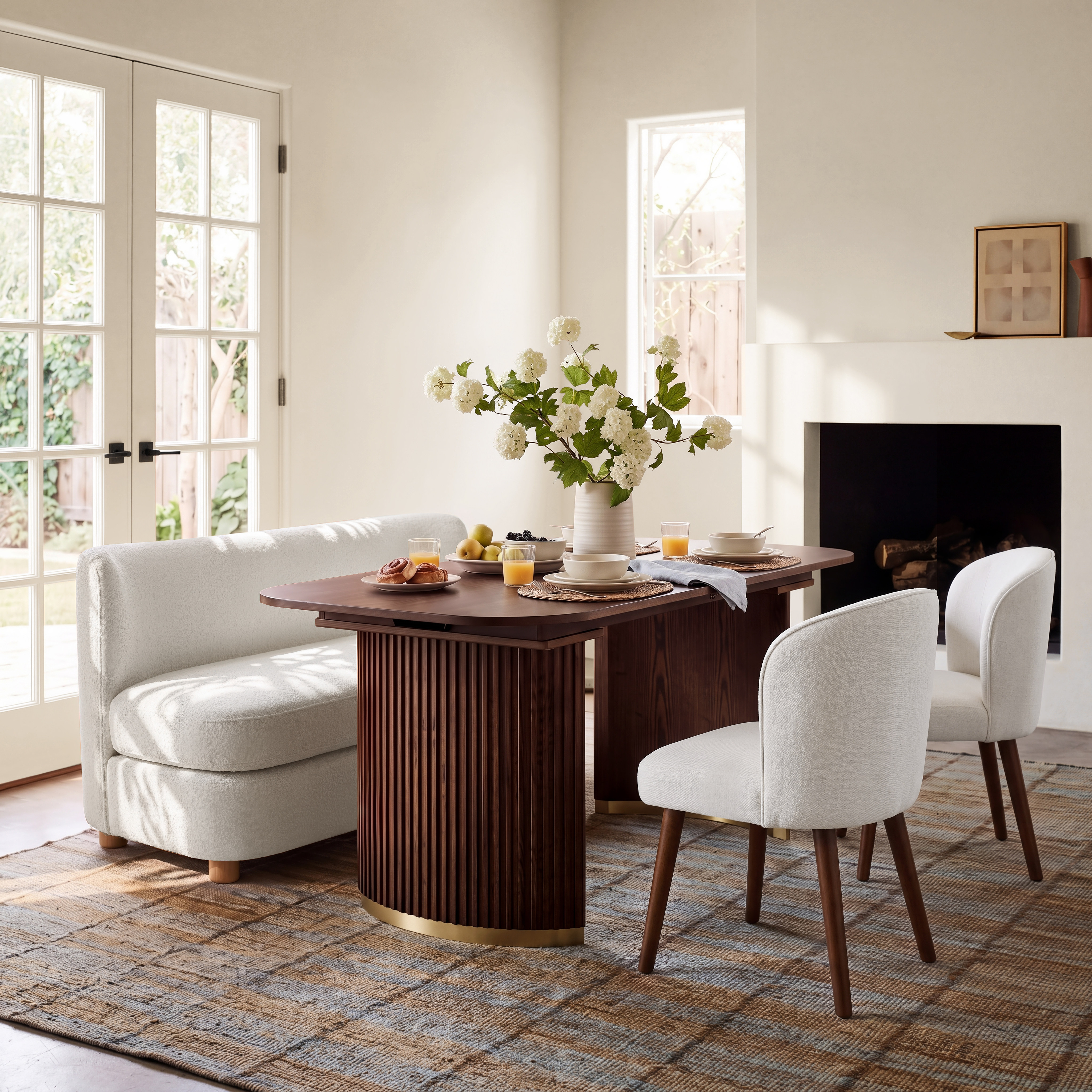 [Copy]Dietreich Wooden Buffet Sideboard with Deep Embossed Texture