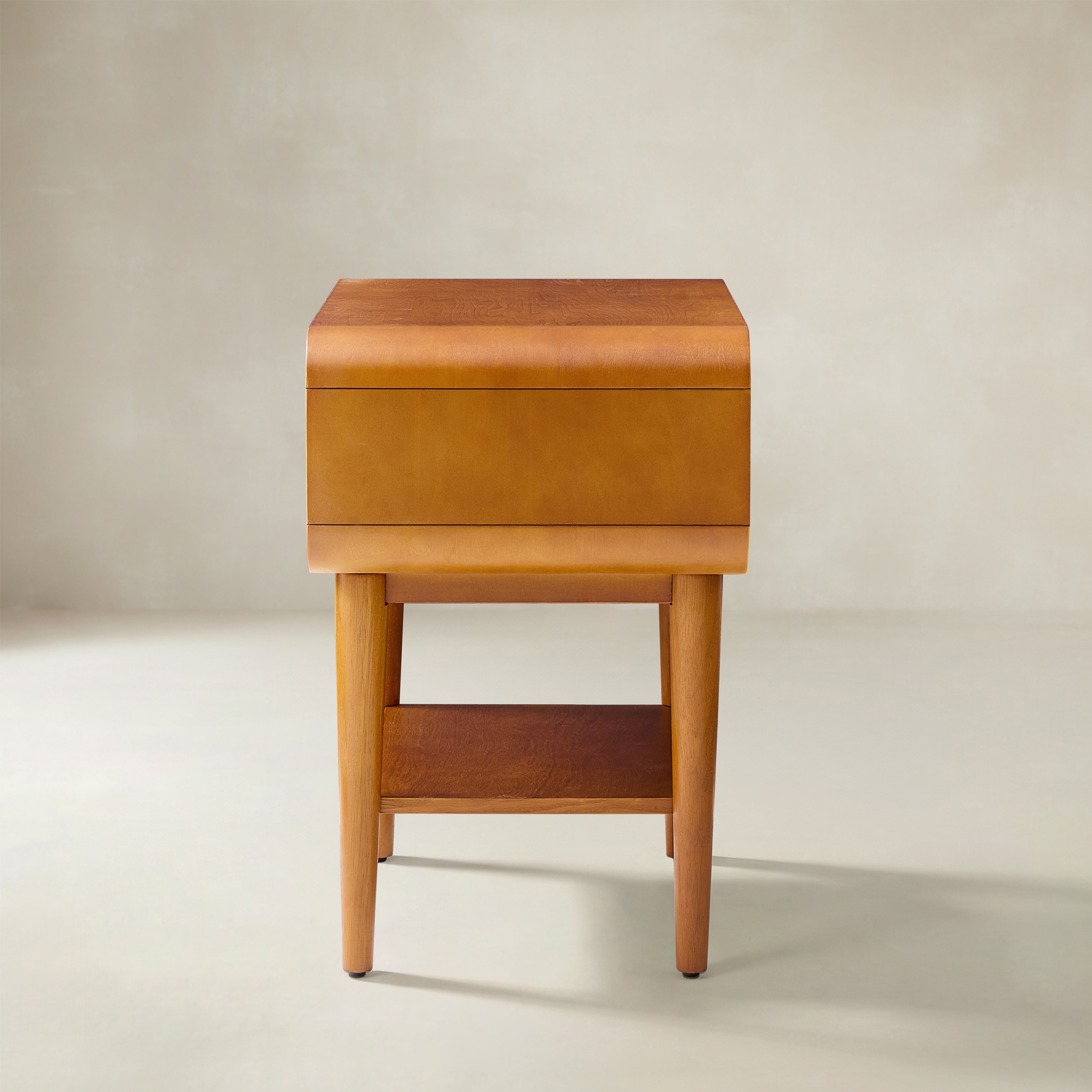 Rudol 2-Drawer End Table with Charging Station