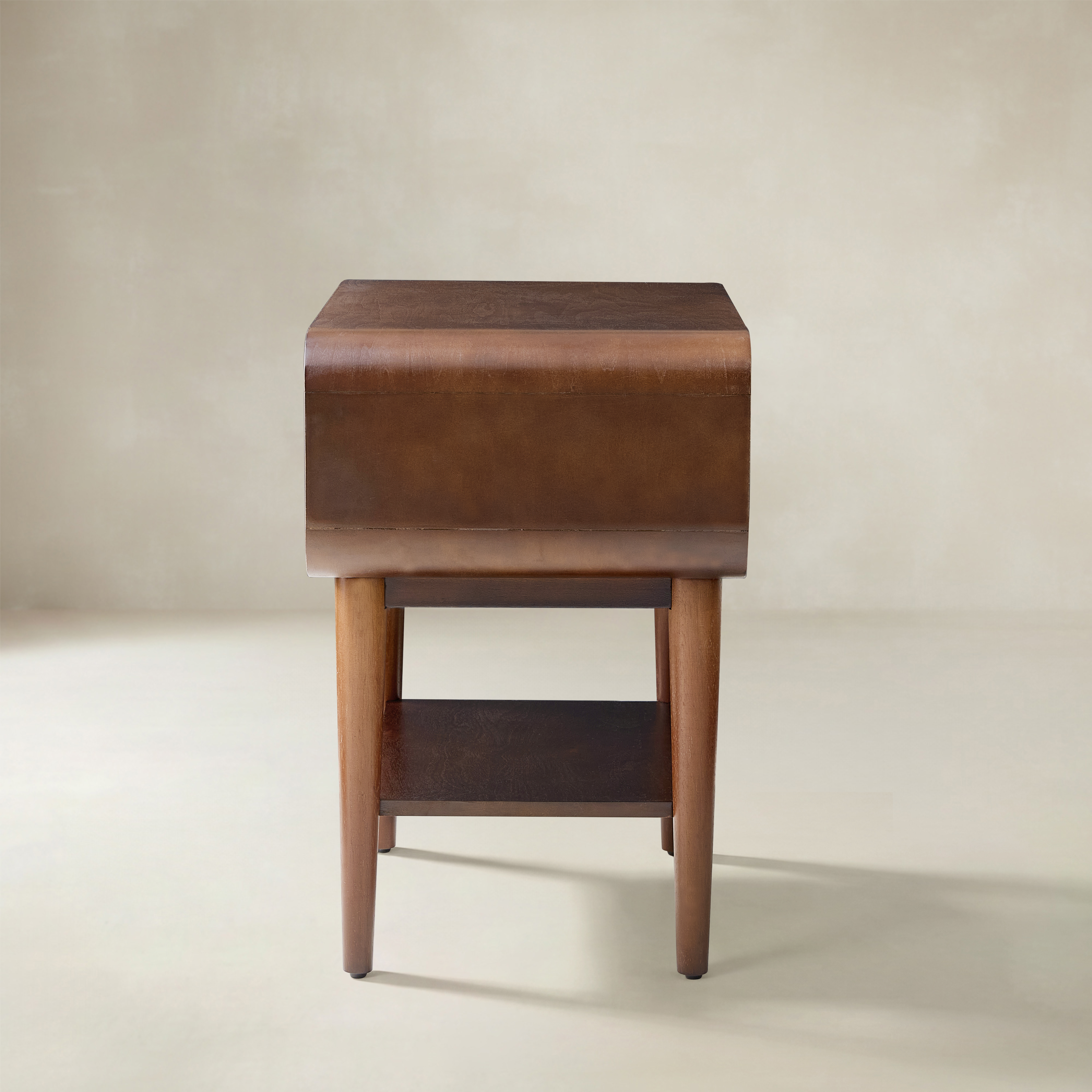 Rudol 2-Drawer End Table with Charging Station