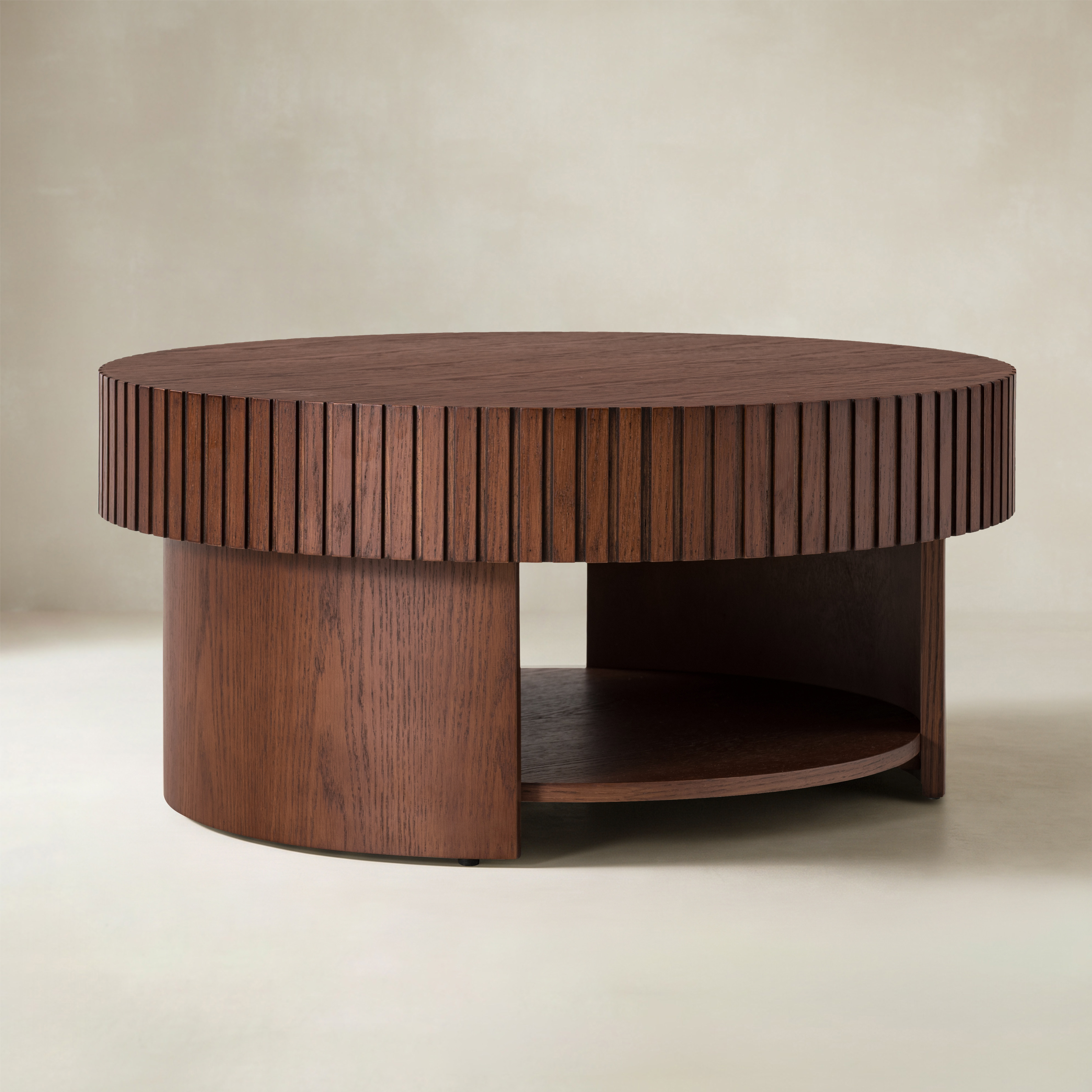 [Copy]Multifunctional Slatted Design Lift-Top Coffee Table with Hidden Storage and Drawers