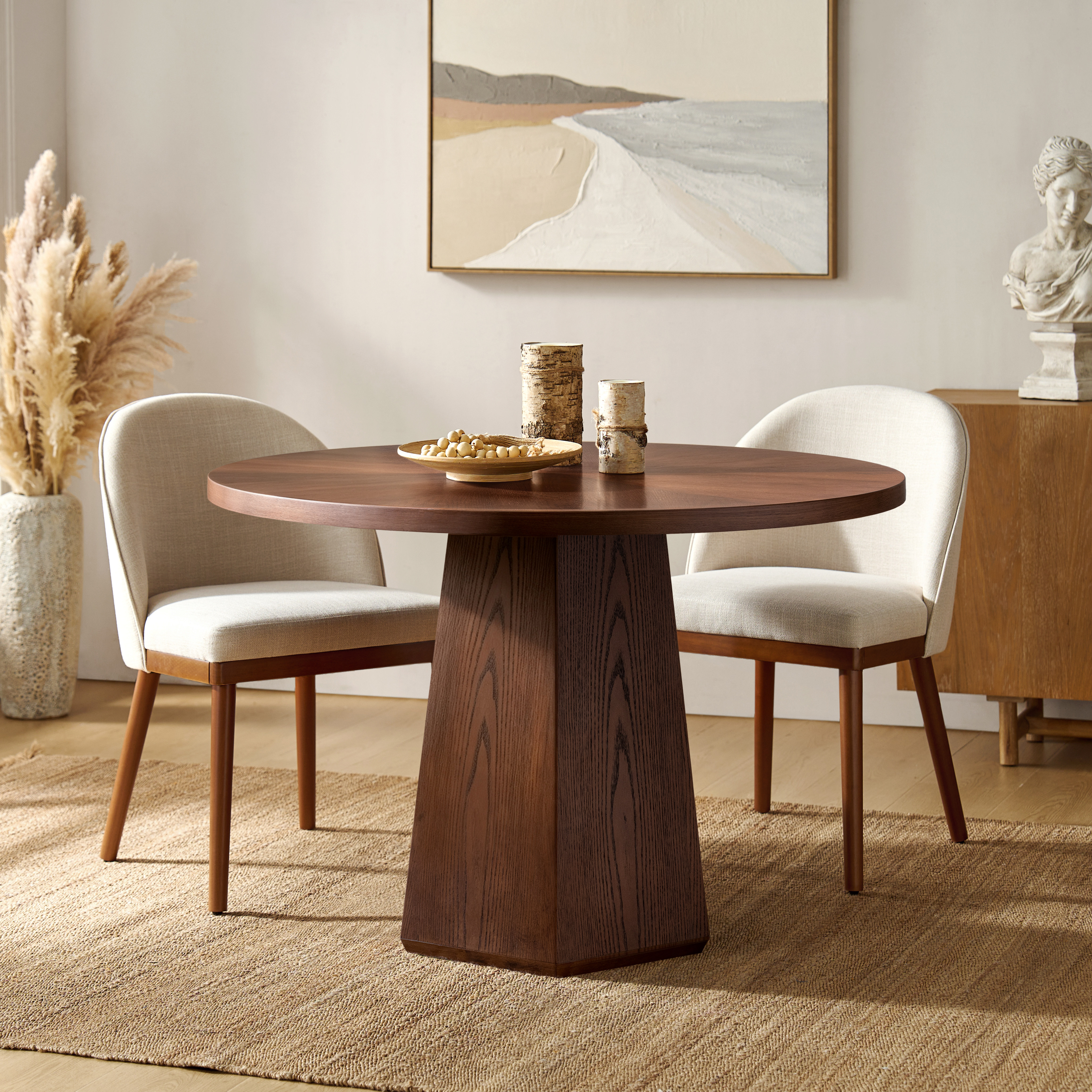 Eugenia Round Dining Table Mid-century Modern