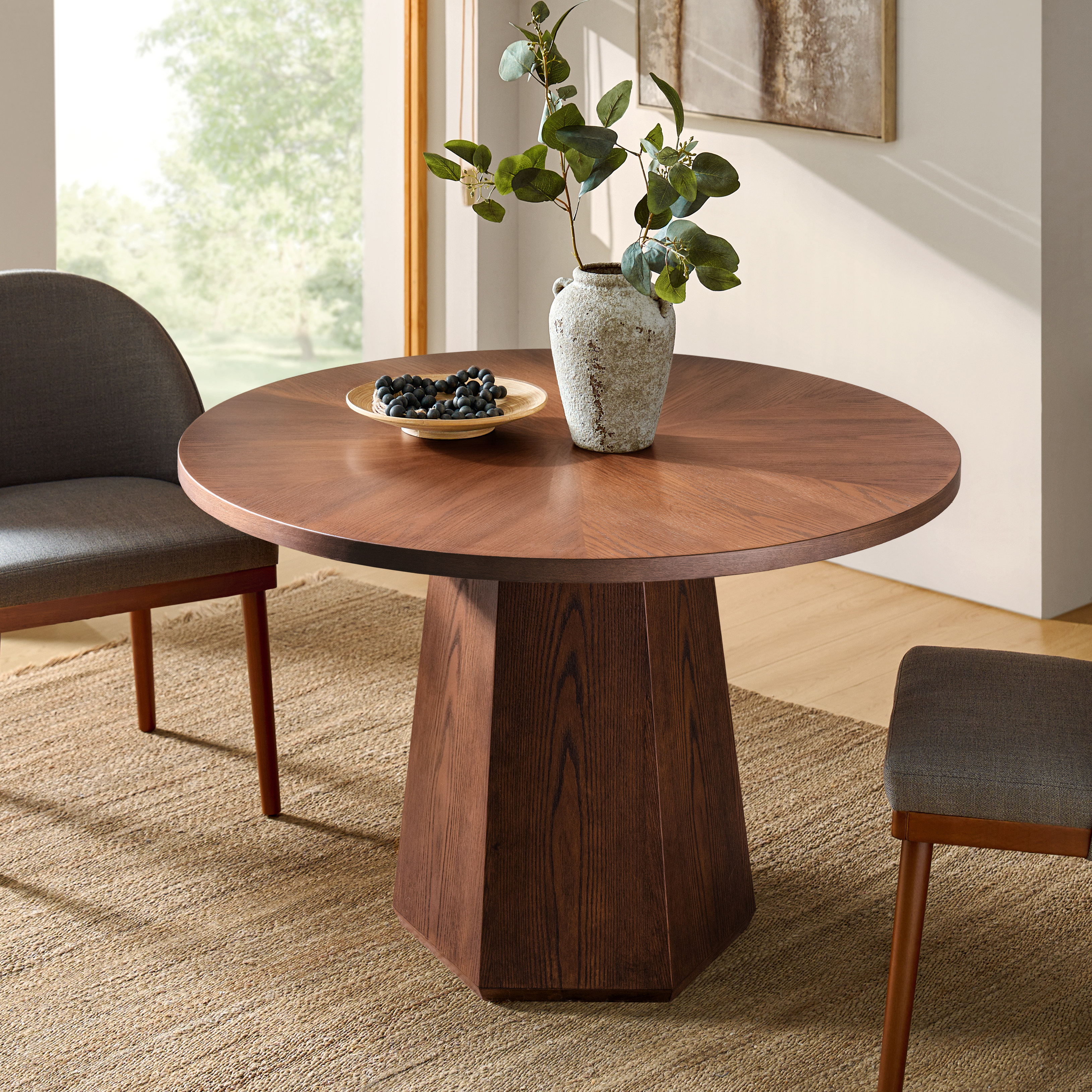 Eugenia Round Dining Table Mid-century Modern
