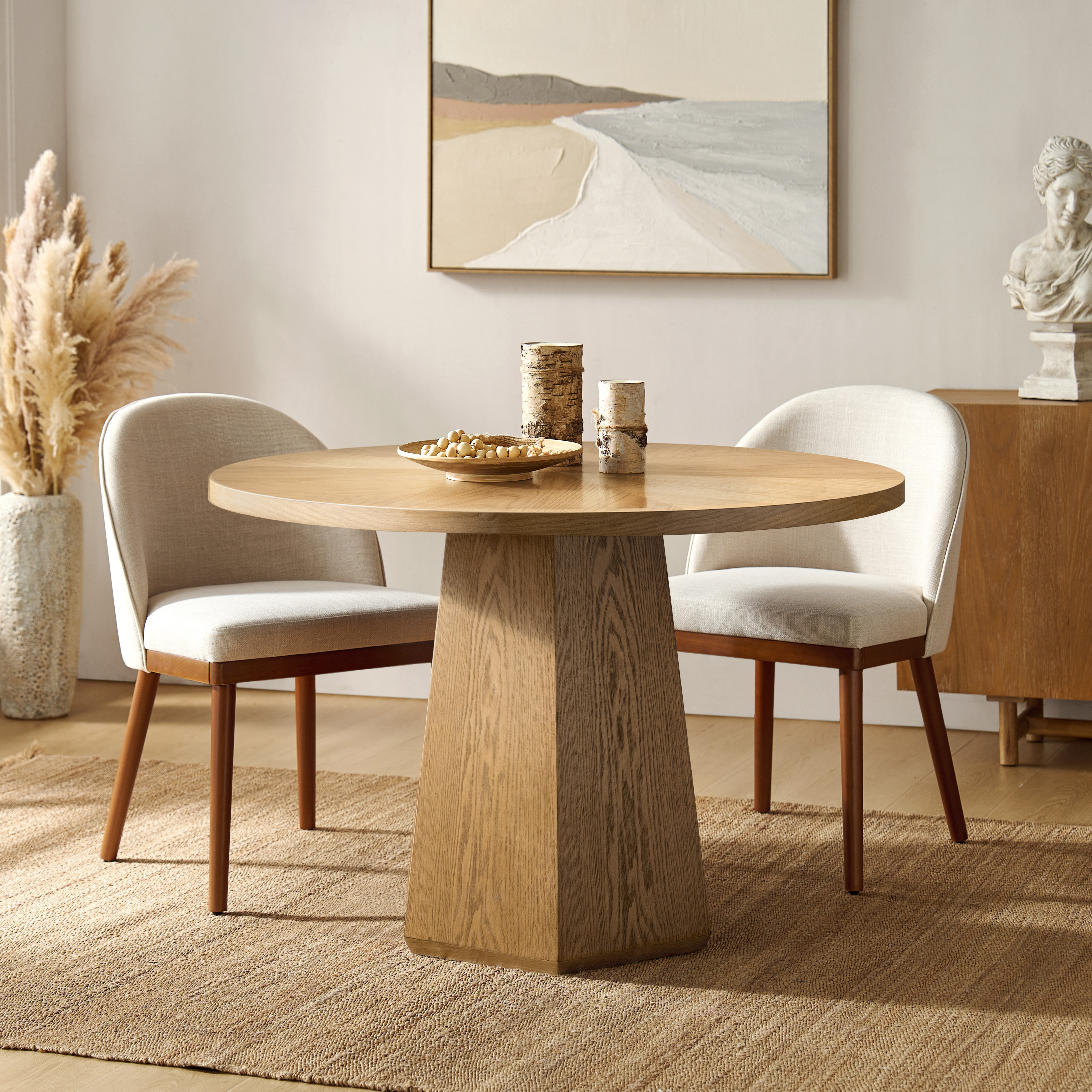 Eugenia Round Dining Table Mid-century Modern