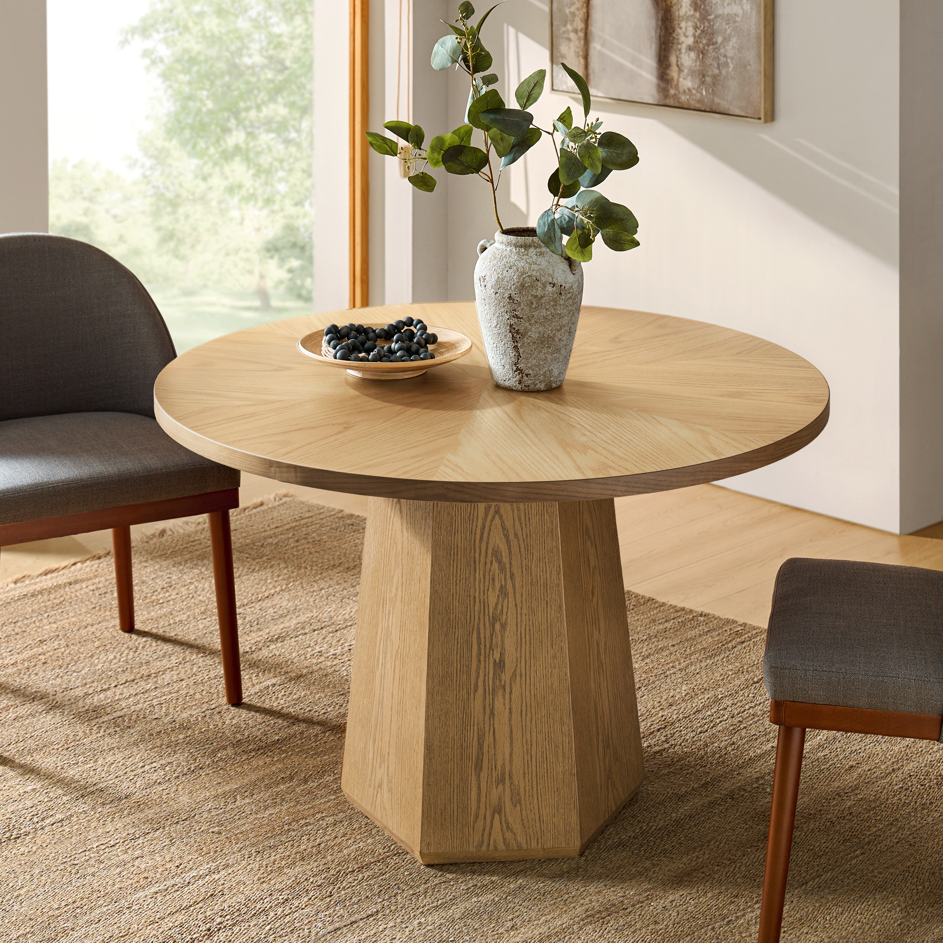 Eugenia Round Dining Table Mid-century Modern