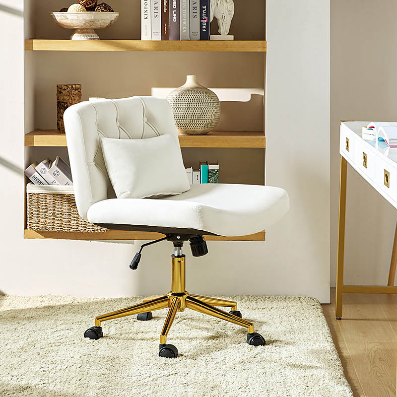 Modern Flannel Adjustable Office Chair