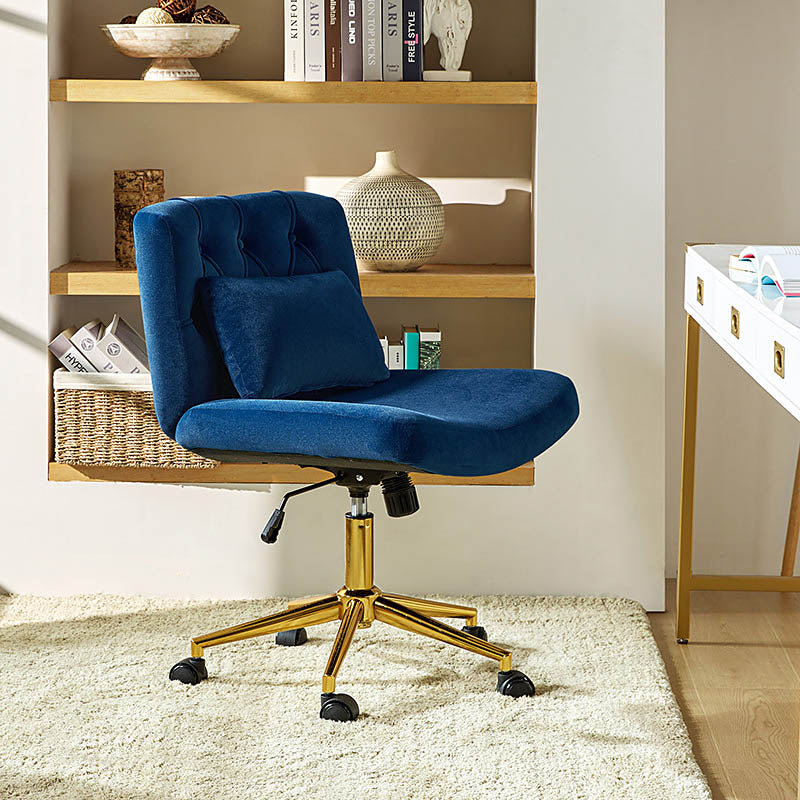 Modern Flannel Adjustable Office Chair