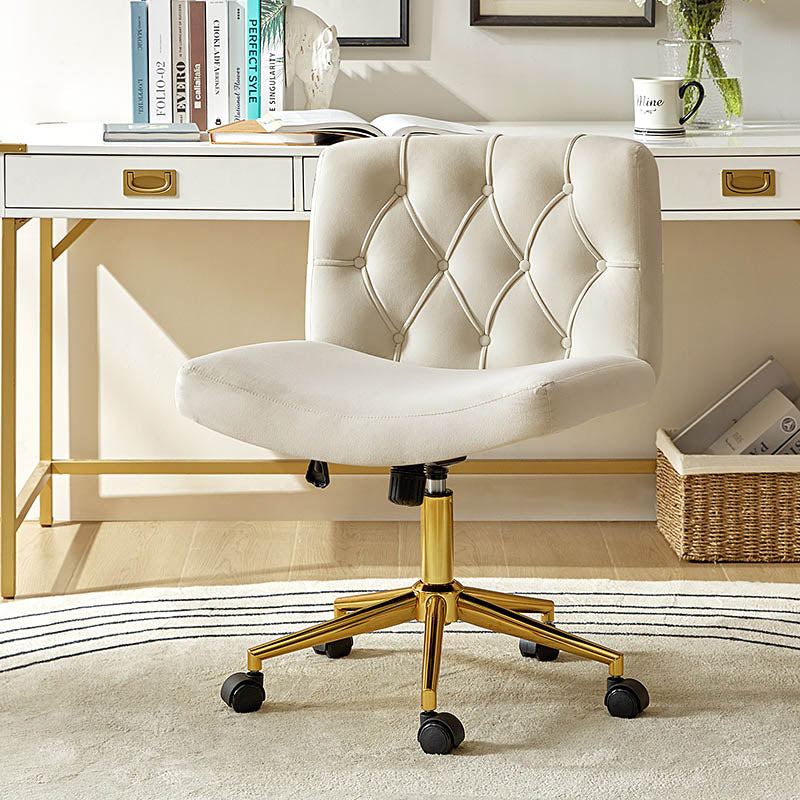 Modern Flannel Adjustable Office Chair