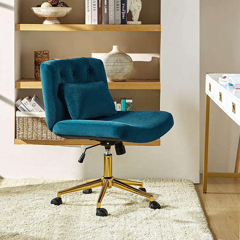 Modern Flannel Adjustable Office Chair
